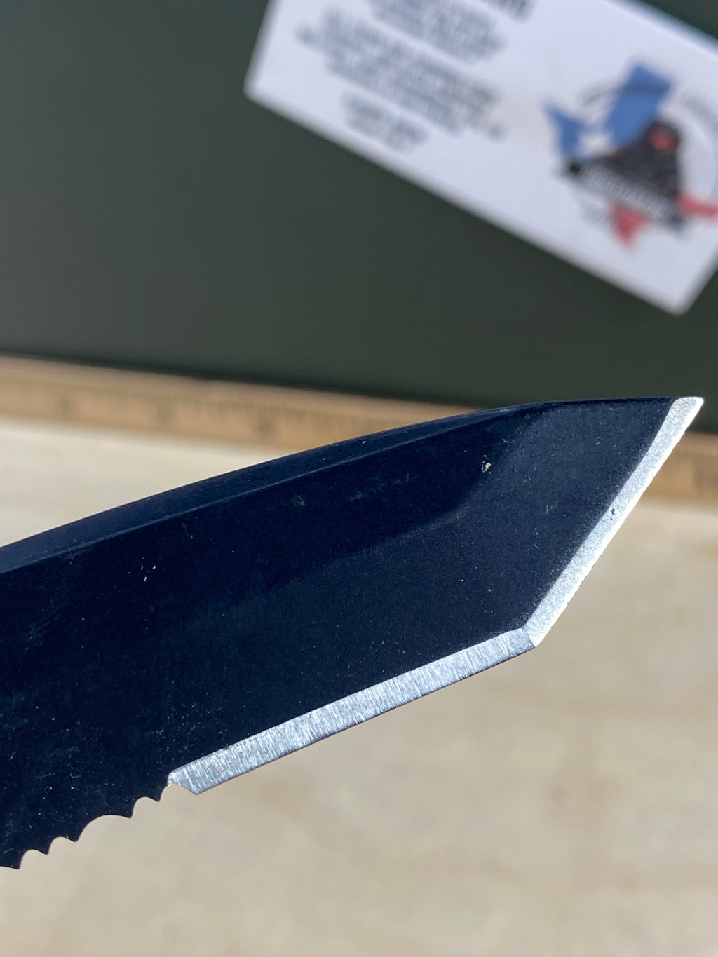Gerber #110 Kiowa Folding Knife. Light usage. Seems to be resharpened