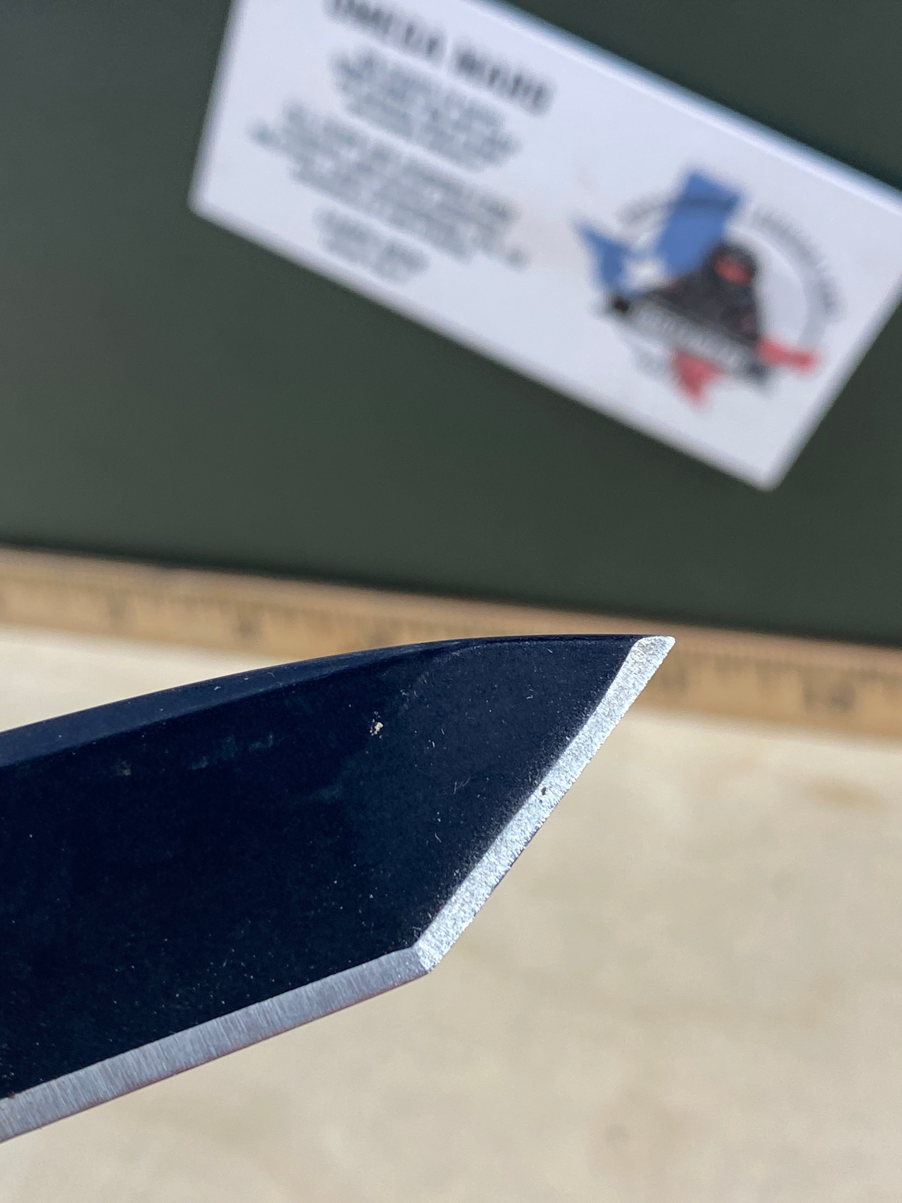 Gerber #110 Kiowa Folding Knife. Light usage. Seems to be resharpened