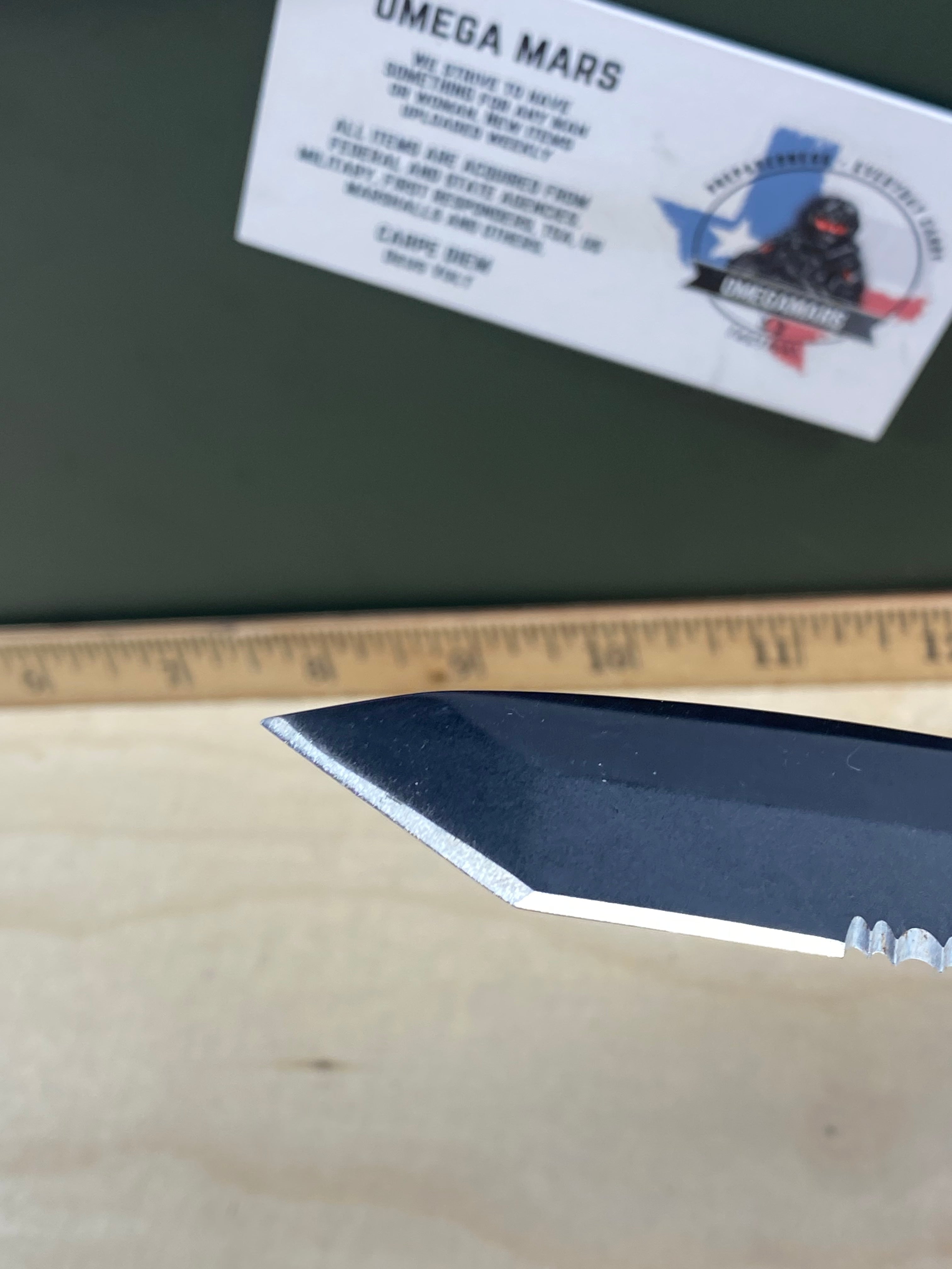 Gerber #110 Kiowa Folding Knife. Light usage. Seems to be resharpened