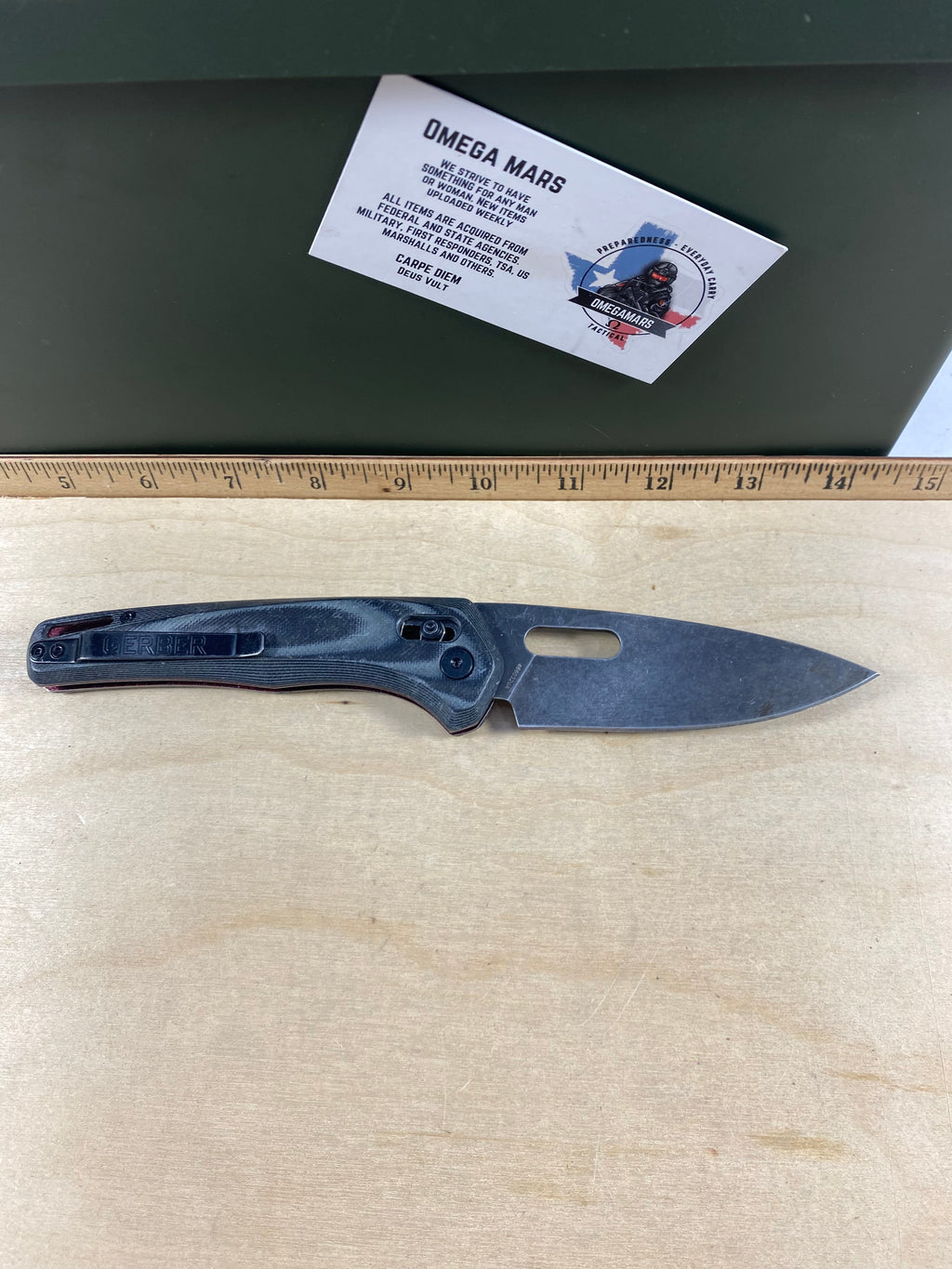 Gerber #111 Sumo Pivot Lock Knife. Light usage and Dirty. (MSRP $50.00 NEW)