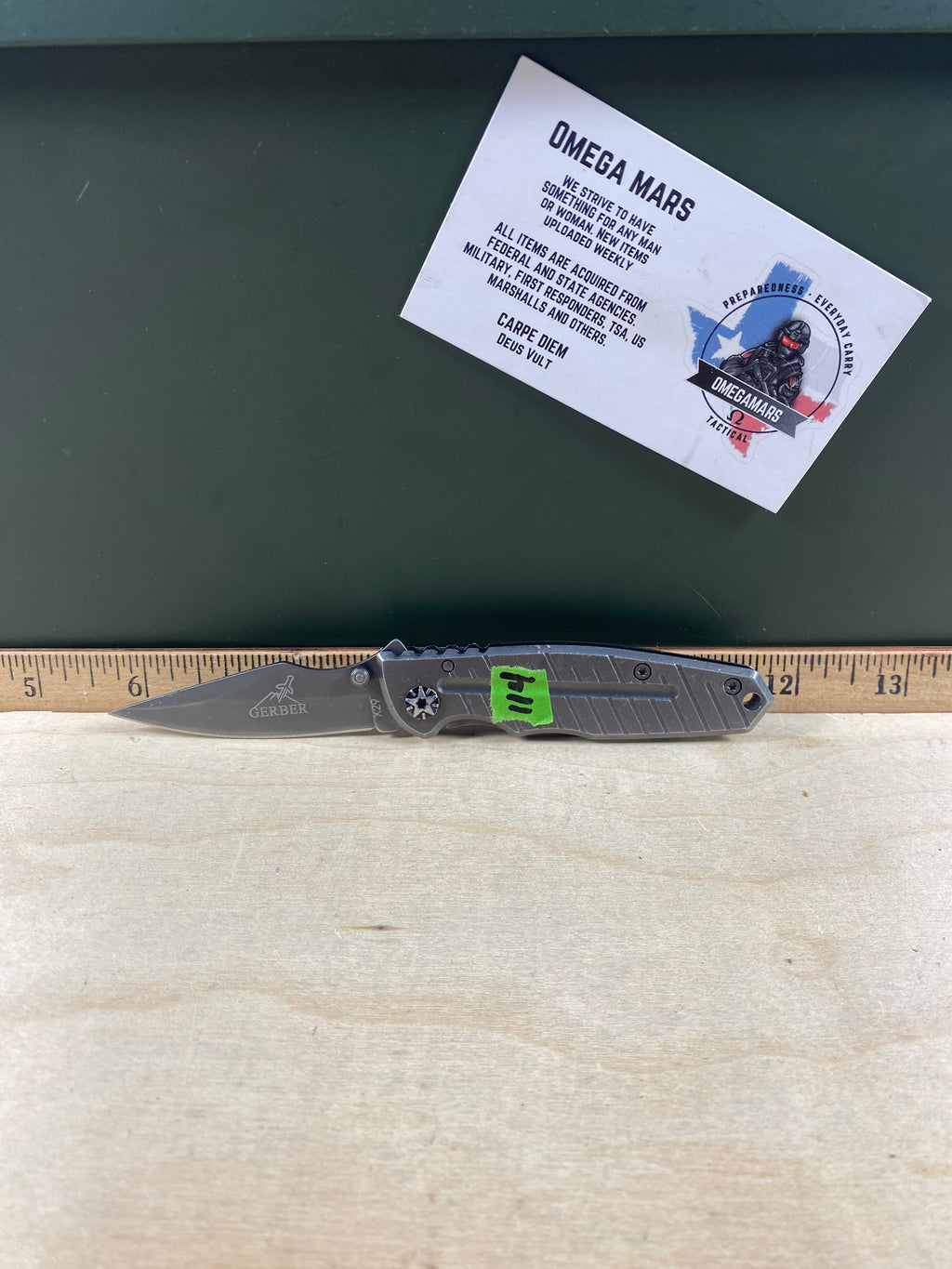Gerber #114 X29. Unknow. Light usage