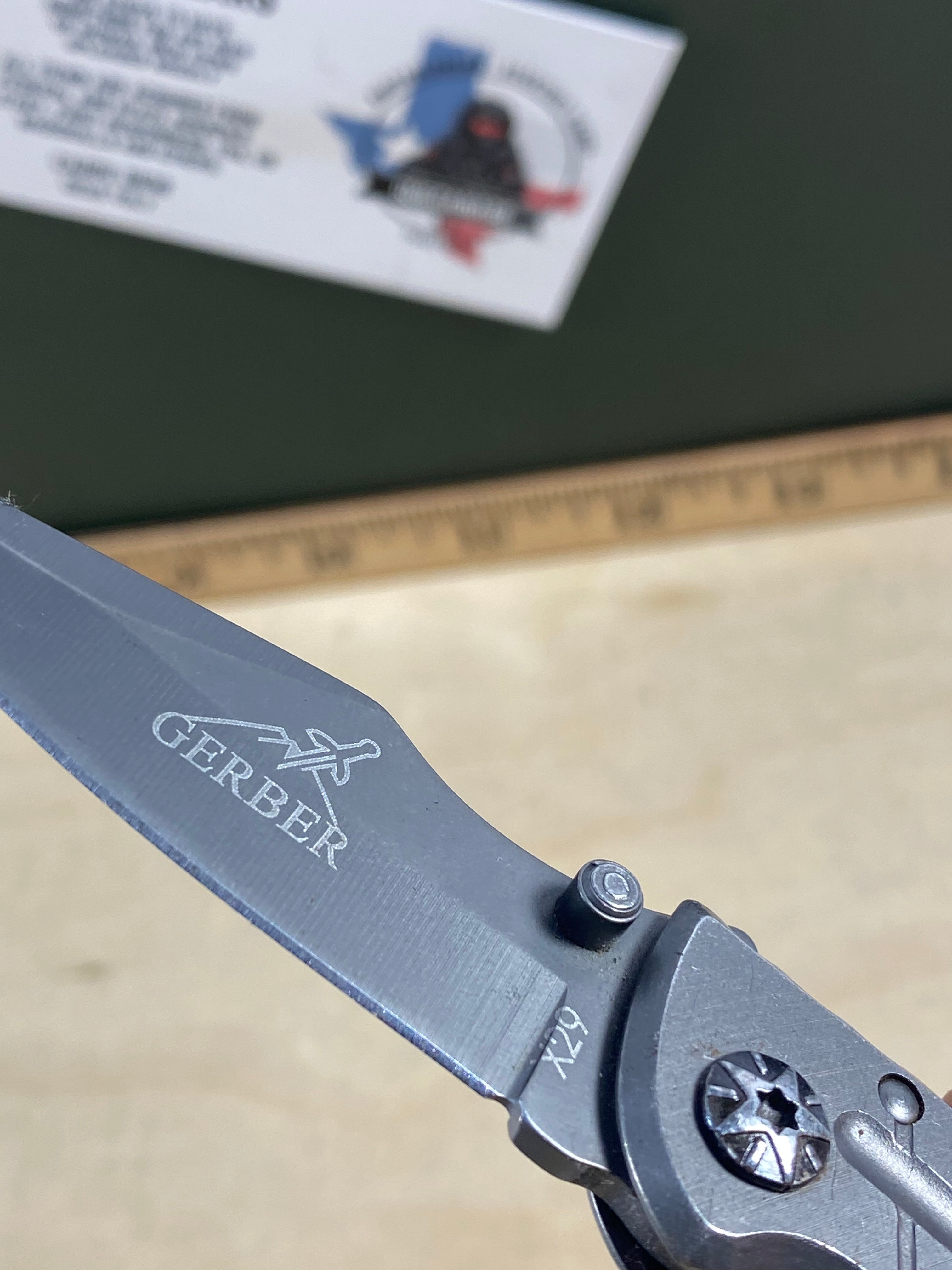 Gerber #114 X29. Unknow. Light usage