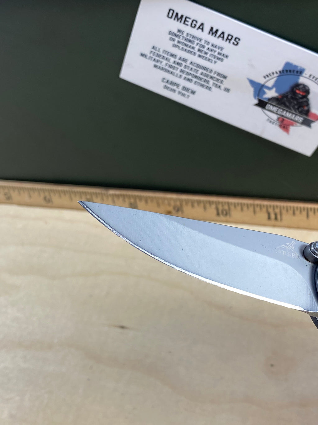 Gerber #118 Vallotton. Light usage. Chip on blade. (MSRP 49.70 NEW)