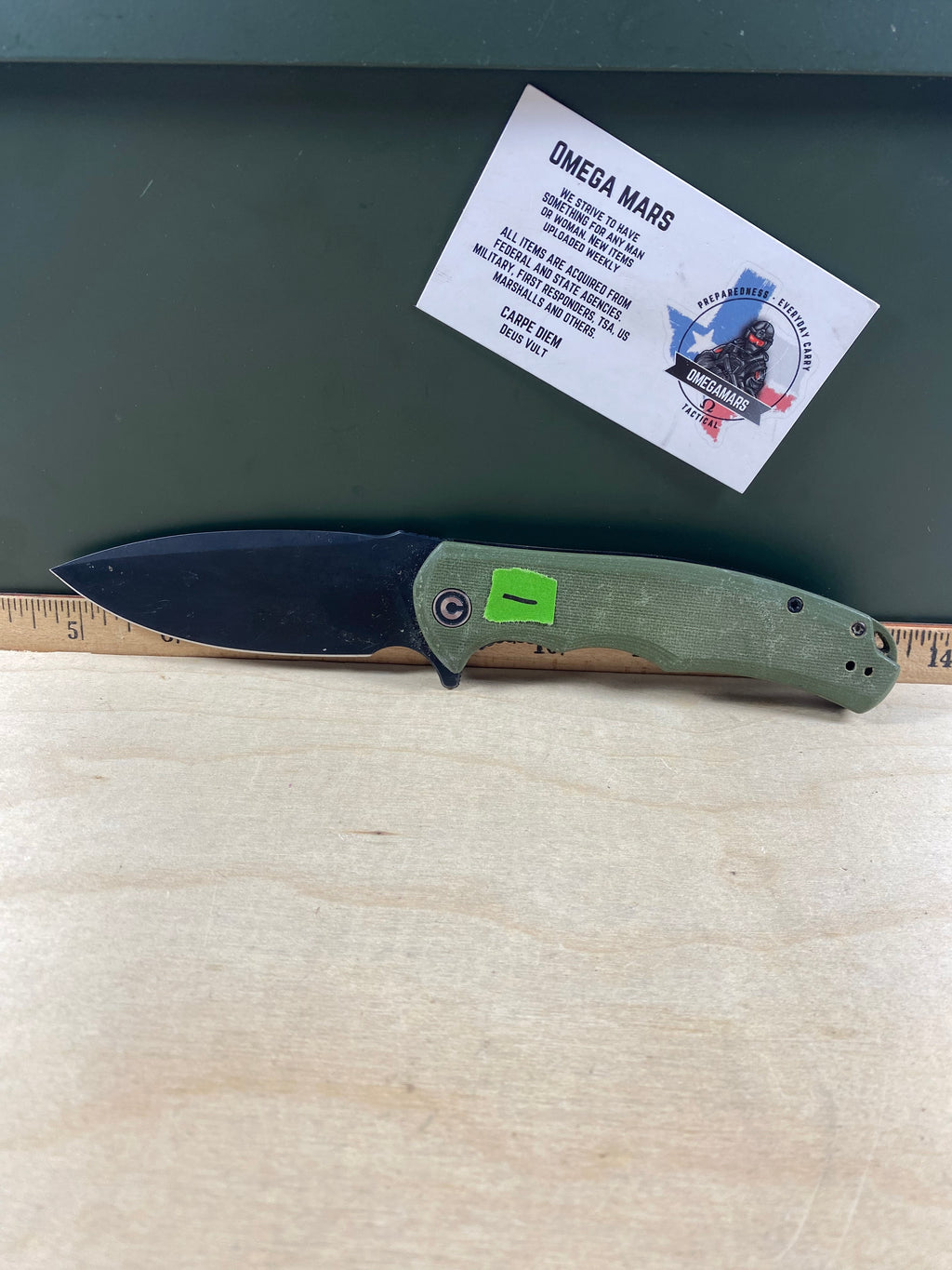 CIVIVI #1 Praxis Flipper Knife. Light usage. (MSRP $50.00 NEW)