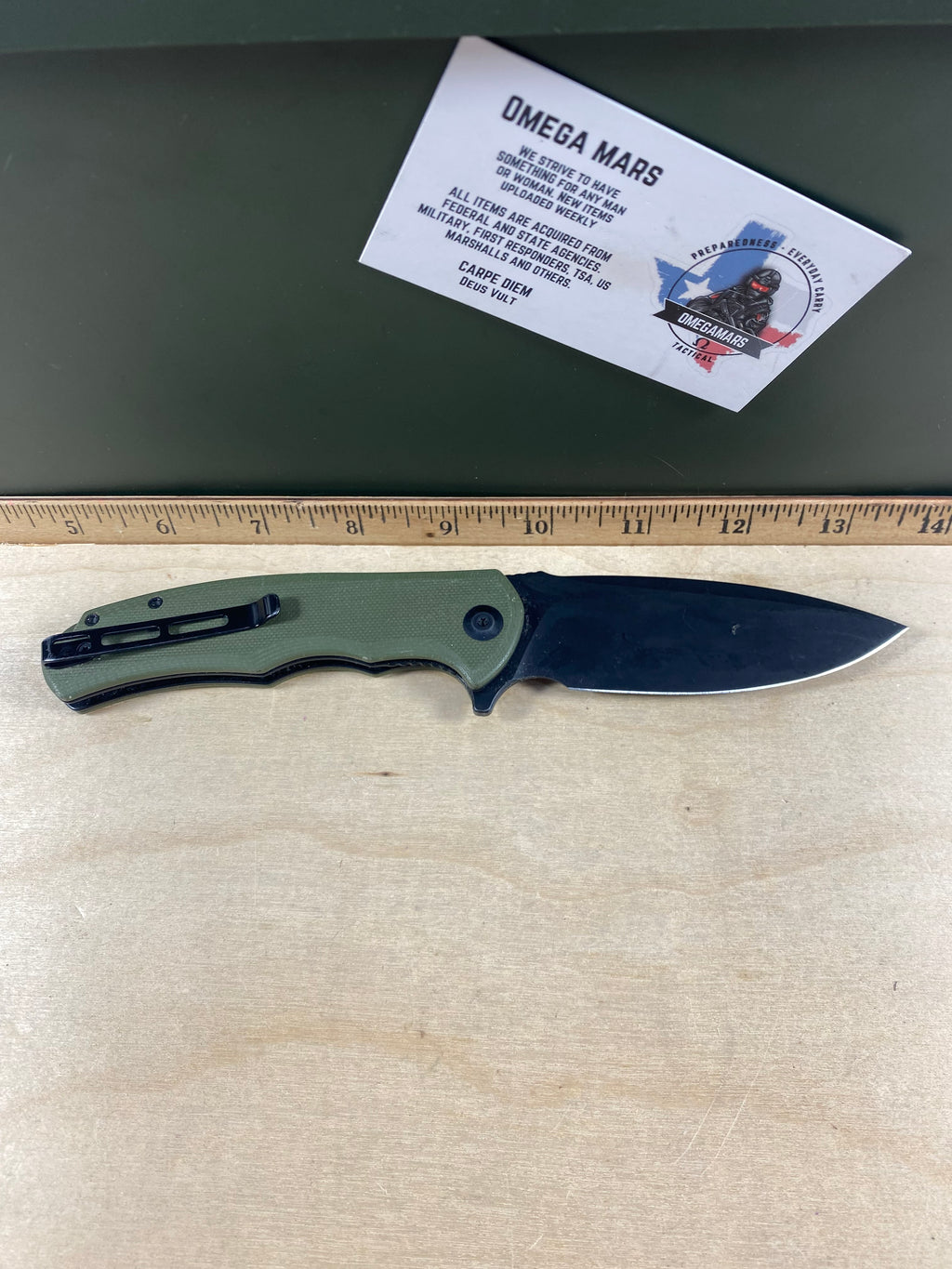 CIVIVI #1 Praxis Flipper Knife. Light usage. (MSRP $50.00 NEW)