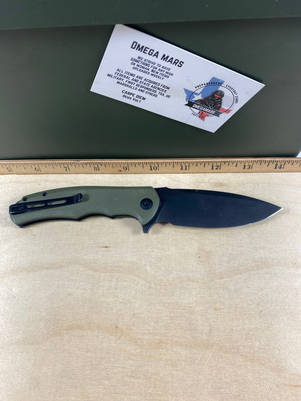 CIVIVI #2 Praxis Flipper Knife. Light usage. (MSRP $50.00 NEW)