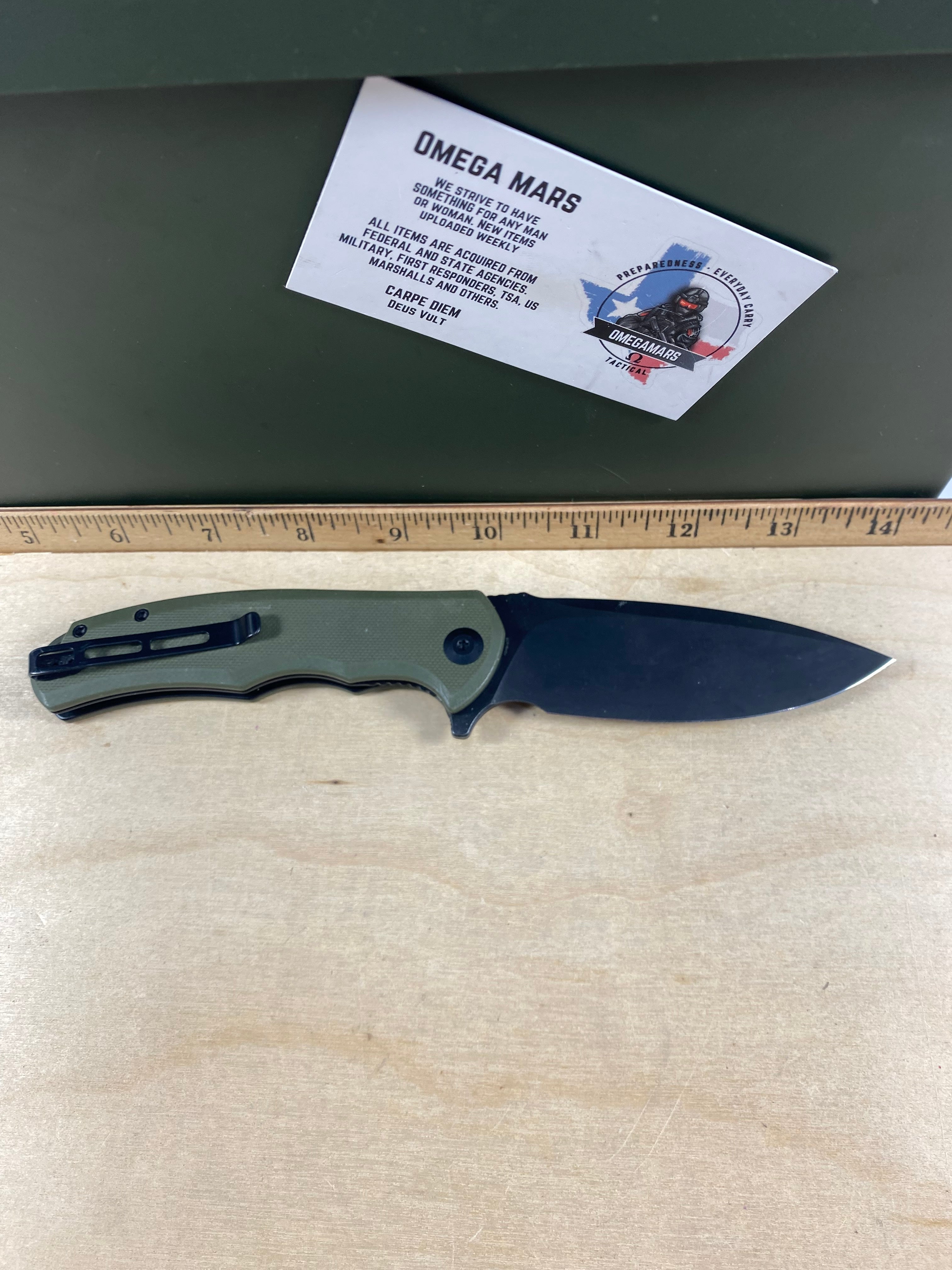 CIVIVI #2 Praxis Flipper Knife. Light usage. (MSRP $50.00 NEW)