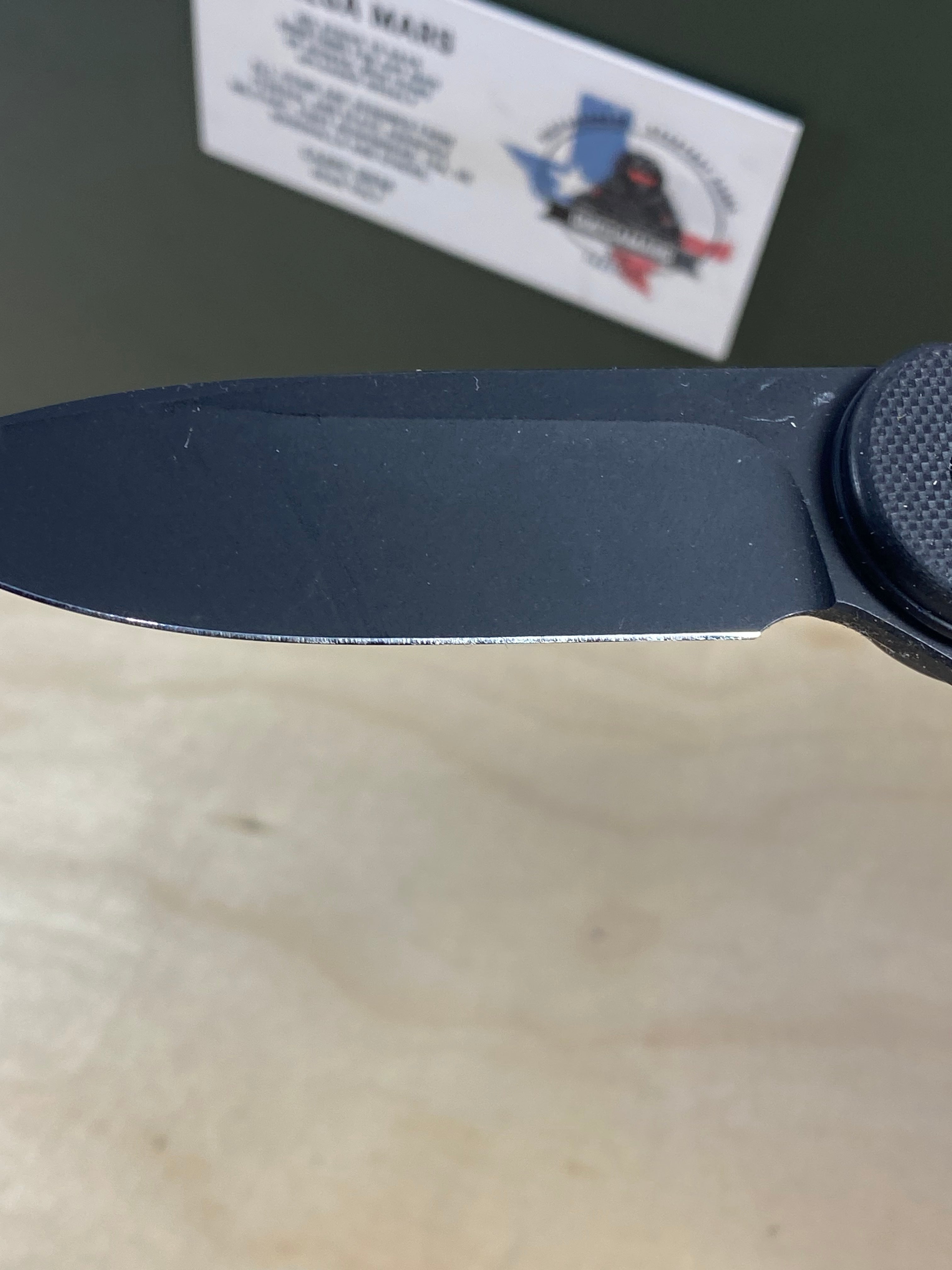 CIVIVI #7 Button Lock Elementum II Flipper Knife. Light usage. (MSRP $76.50)