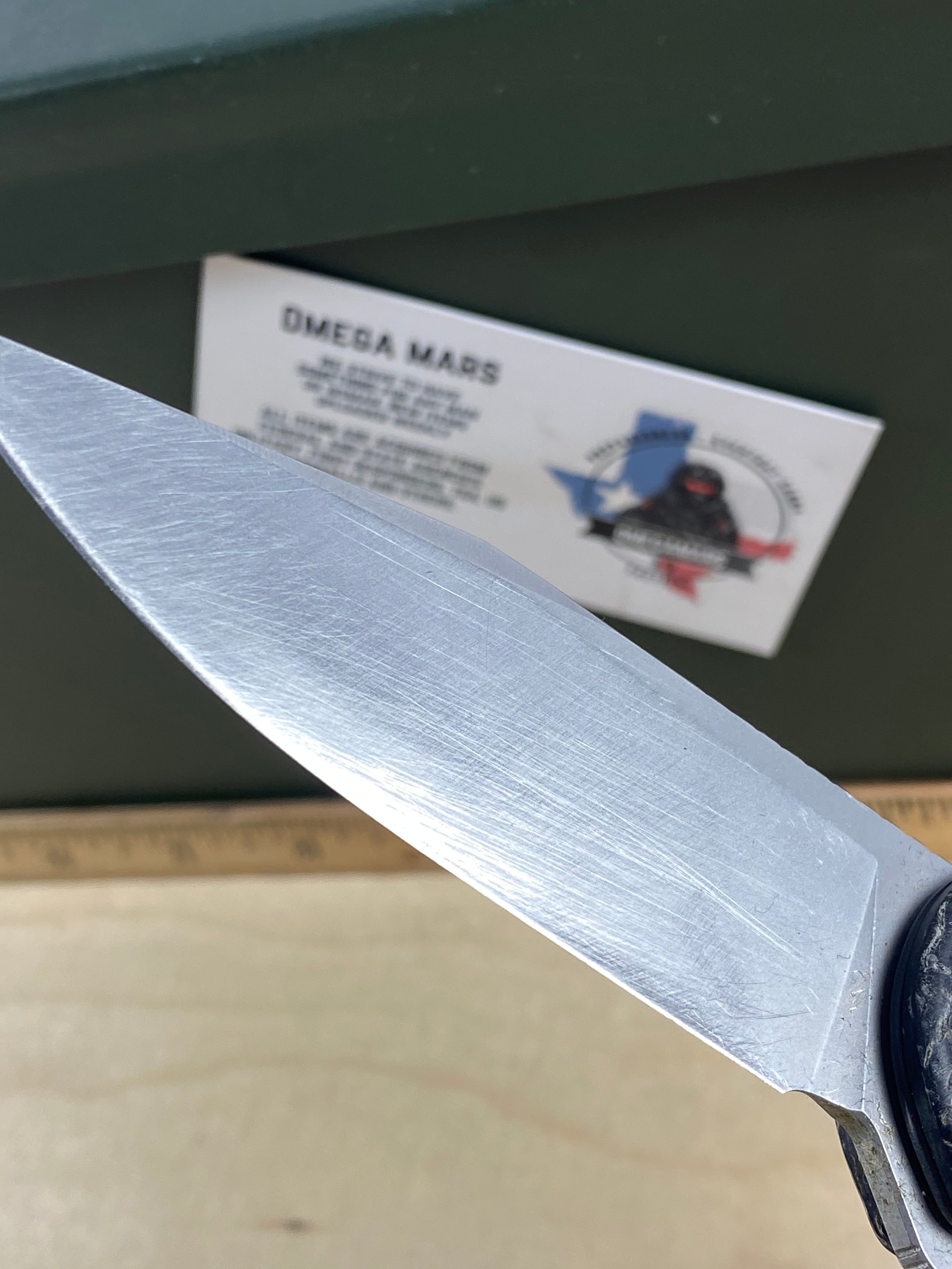 CIVIVI #13 Cogent Flipper & Button Lock Knife. Light usage. Resharpened and pocket clip loose. (MSRP $84.10 NEW)