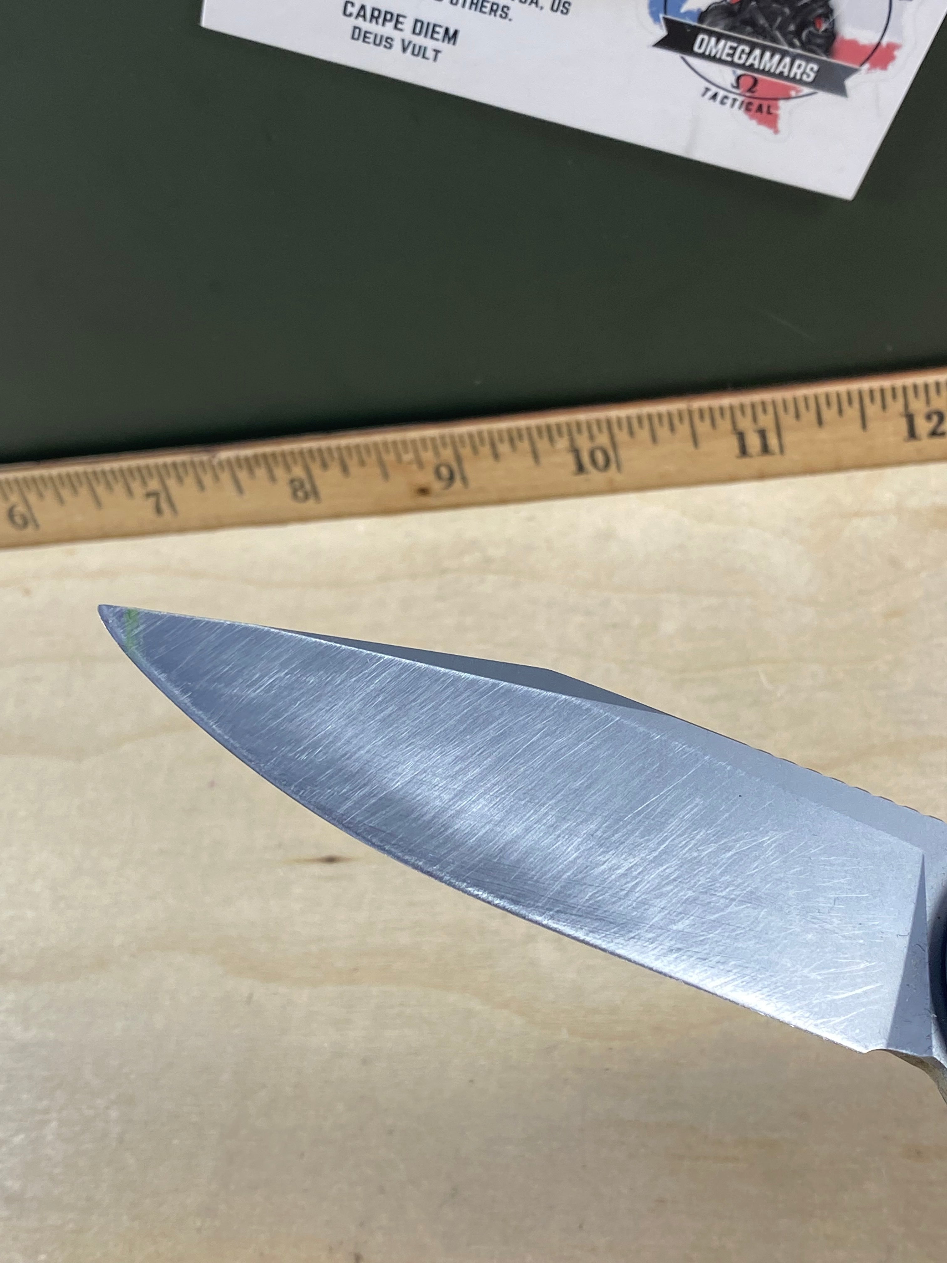CIVIVI #13 Cogent Flipper & Button Lock Knife. Light usage. Resharpened and pocket clip loose. (MSRP $84.10 NEW)