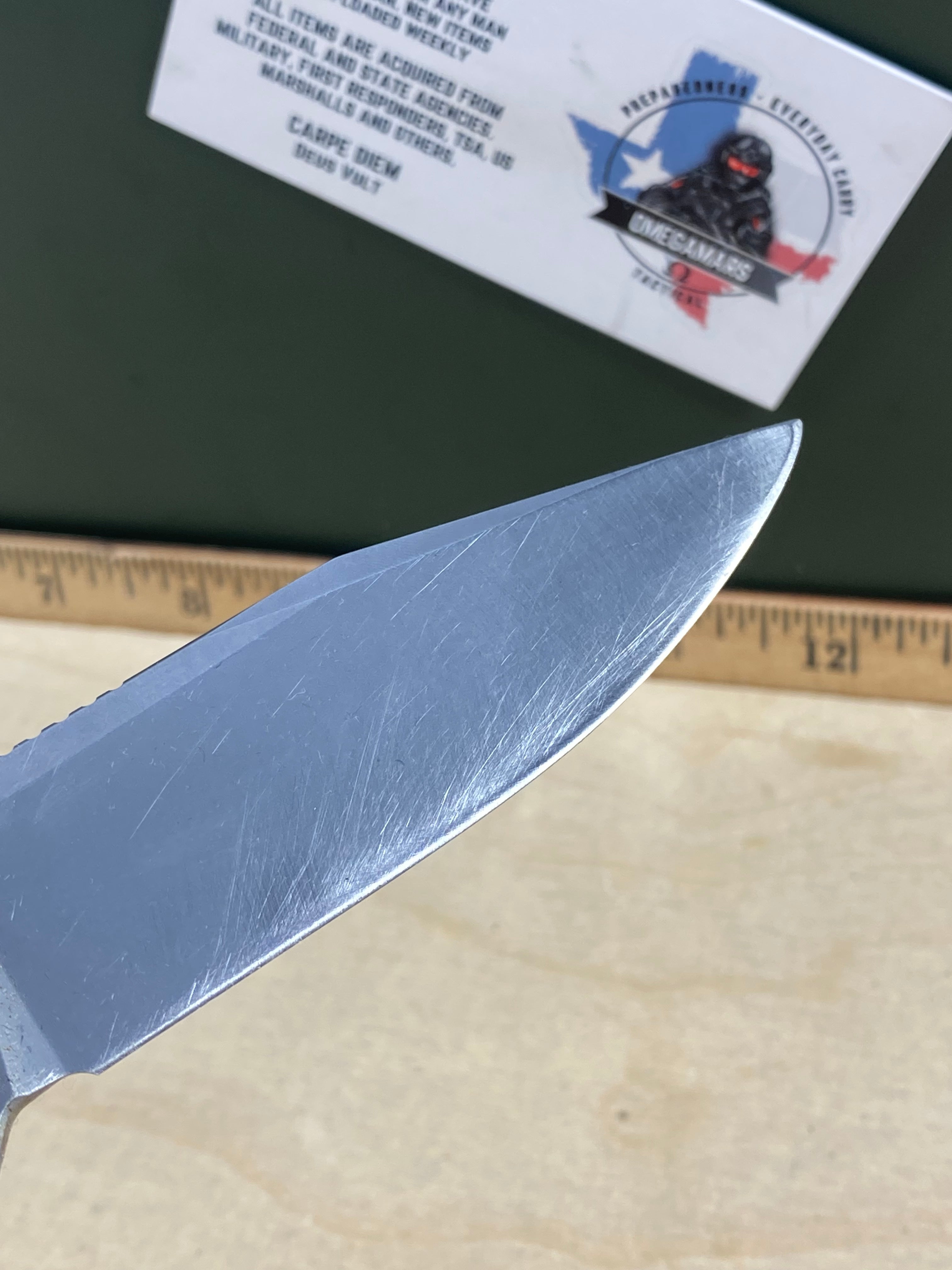 CIVIVI #13 Cogent Flipper & Button Lock Knife. Light usage. Resharpened and pocket clip loose. (MSRP $84.10 NEW)