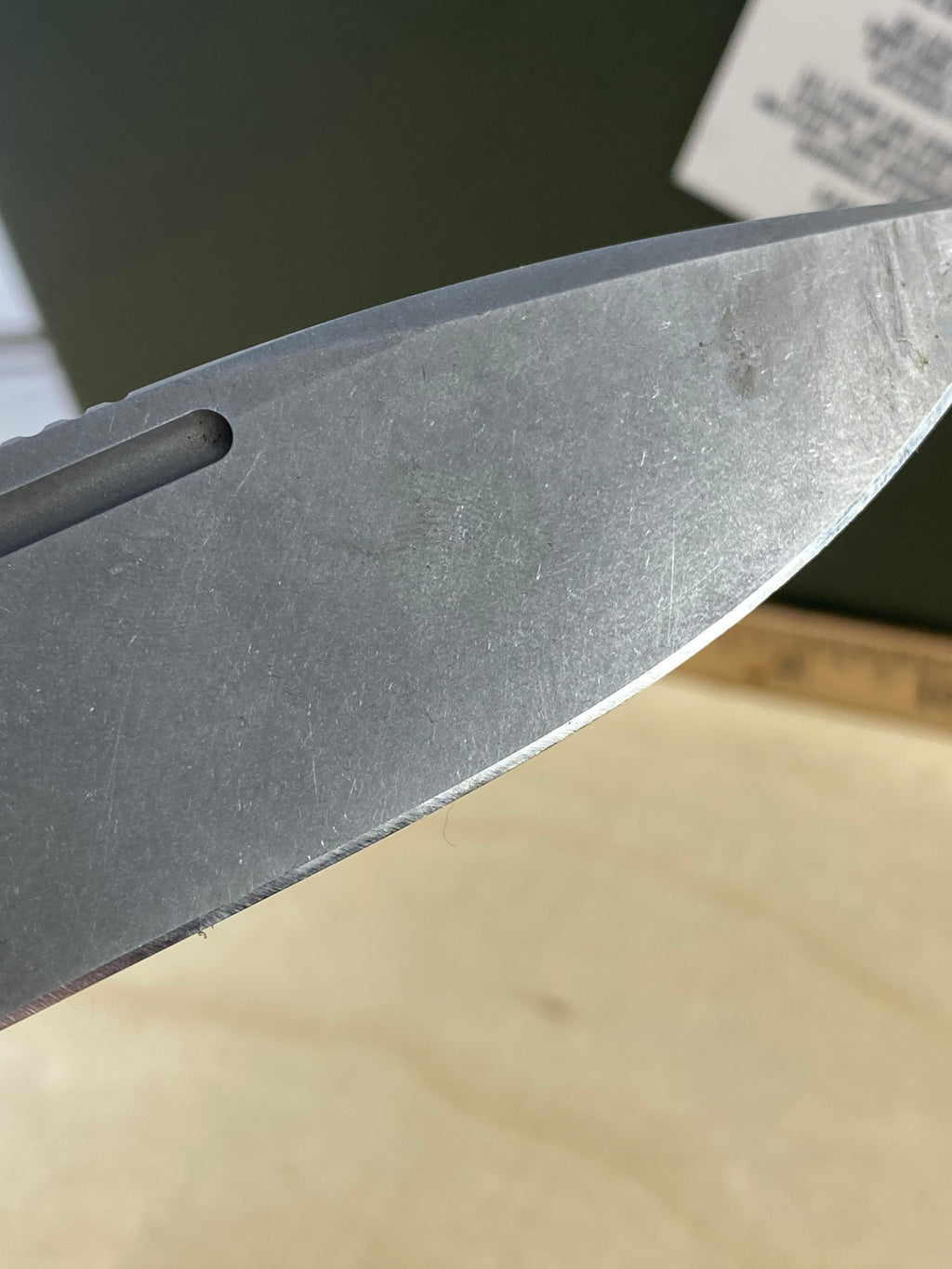 CIVIVI #14 Conspirator Flipper & Button Lock Knife Wood Handle. Light usage. Dirty. (MSRP $97.70 NEW)