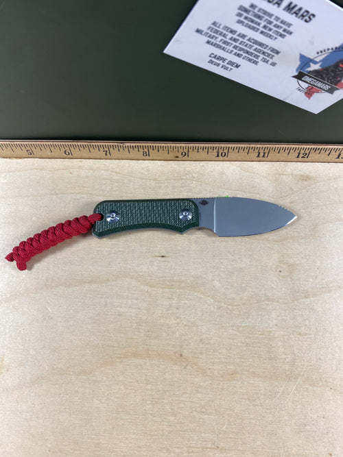 CIVIVI #16 Baby Banter Fixed Blade Knife Micarta Handle. Light usage. (MSRP $70.00 NEW)