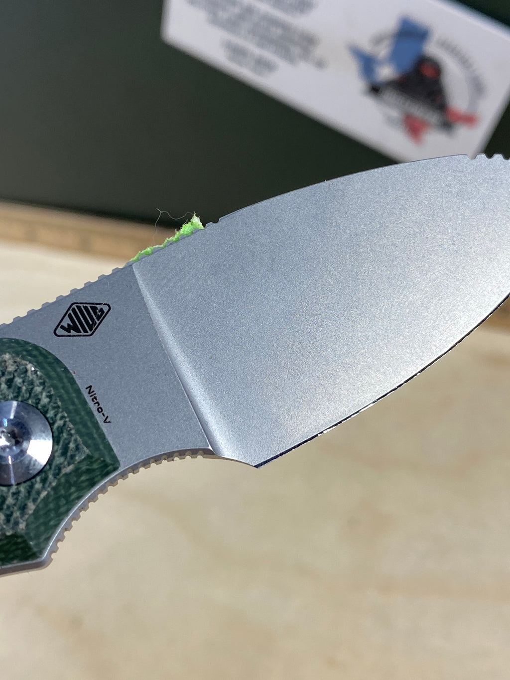CIVIVI #16 Baby Banter Fixed Blade Knife Micarta Handle. Light usage. (MSRP $70.00 NEW)