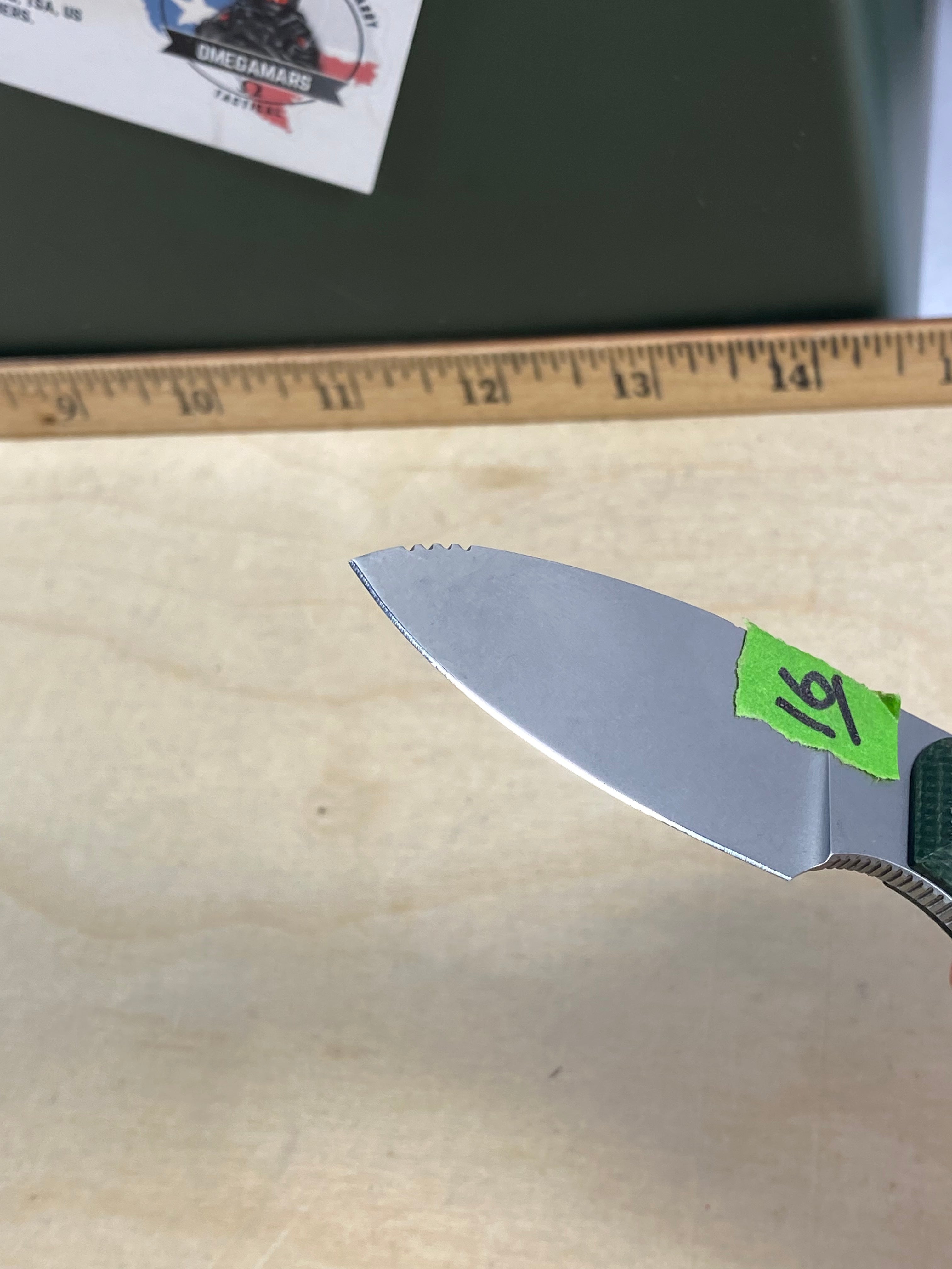 CIVIVI #16 Baby Banter Fixed Blade Knife Micarta Handle. Light usage. (MSRP $70.00 NEW)