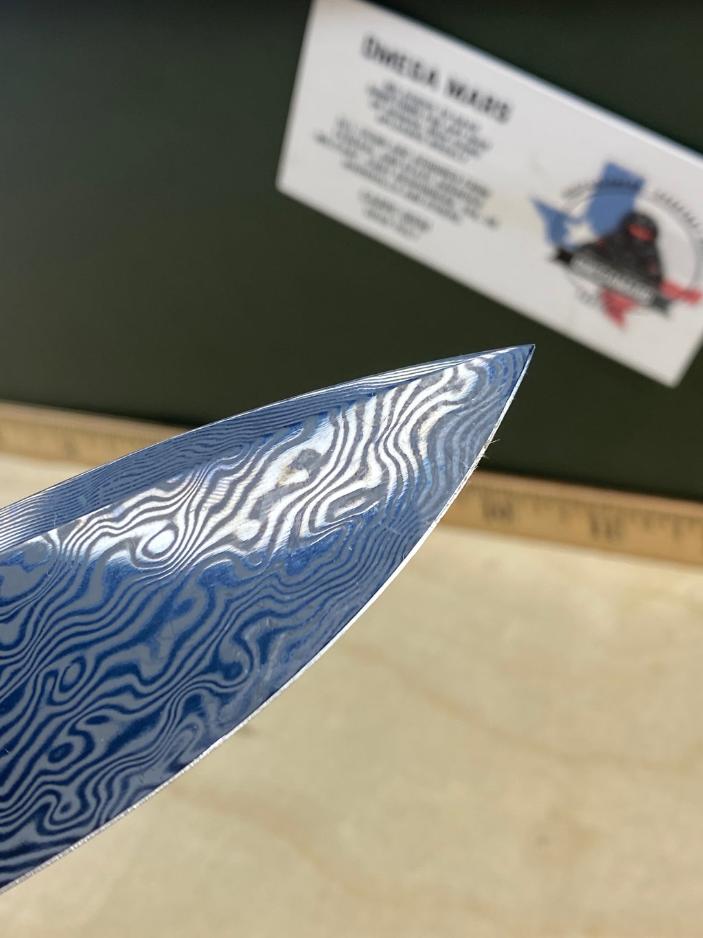 CIVIVI #17 Praxis Knife C803DS - Damascus Spear Point - Black G10 - Liner Lock Flipper Folder. Light usage.