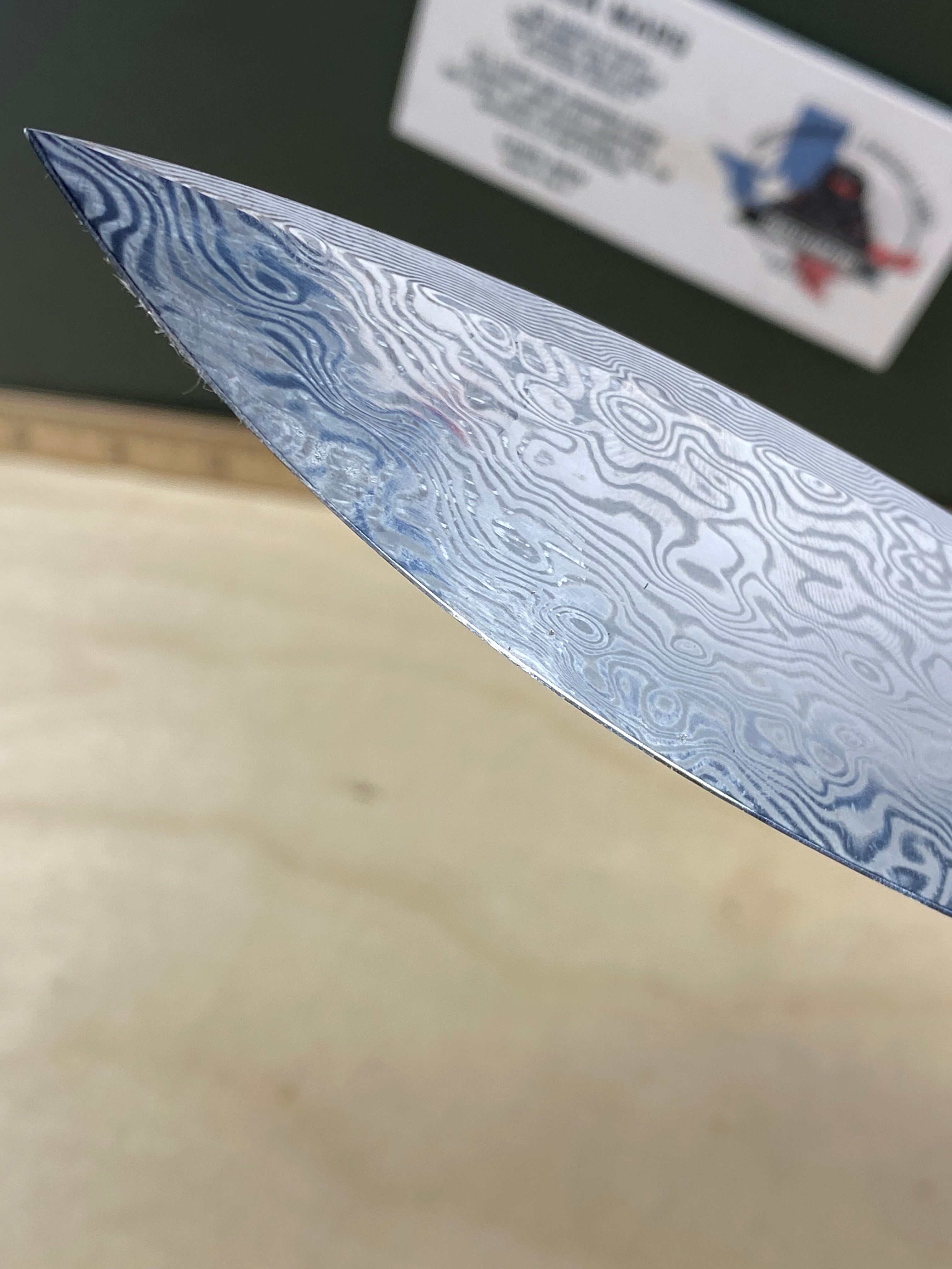 CIVIVI #17 Praxis Knife C803DS - Damascus Spear Point - Black G10 - Liner Lock Flipper Folder. Light usage.