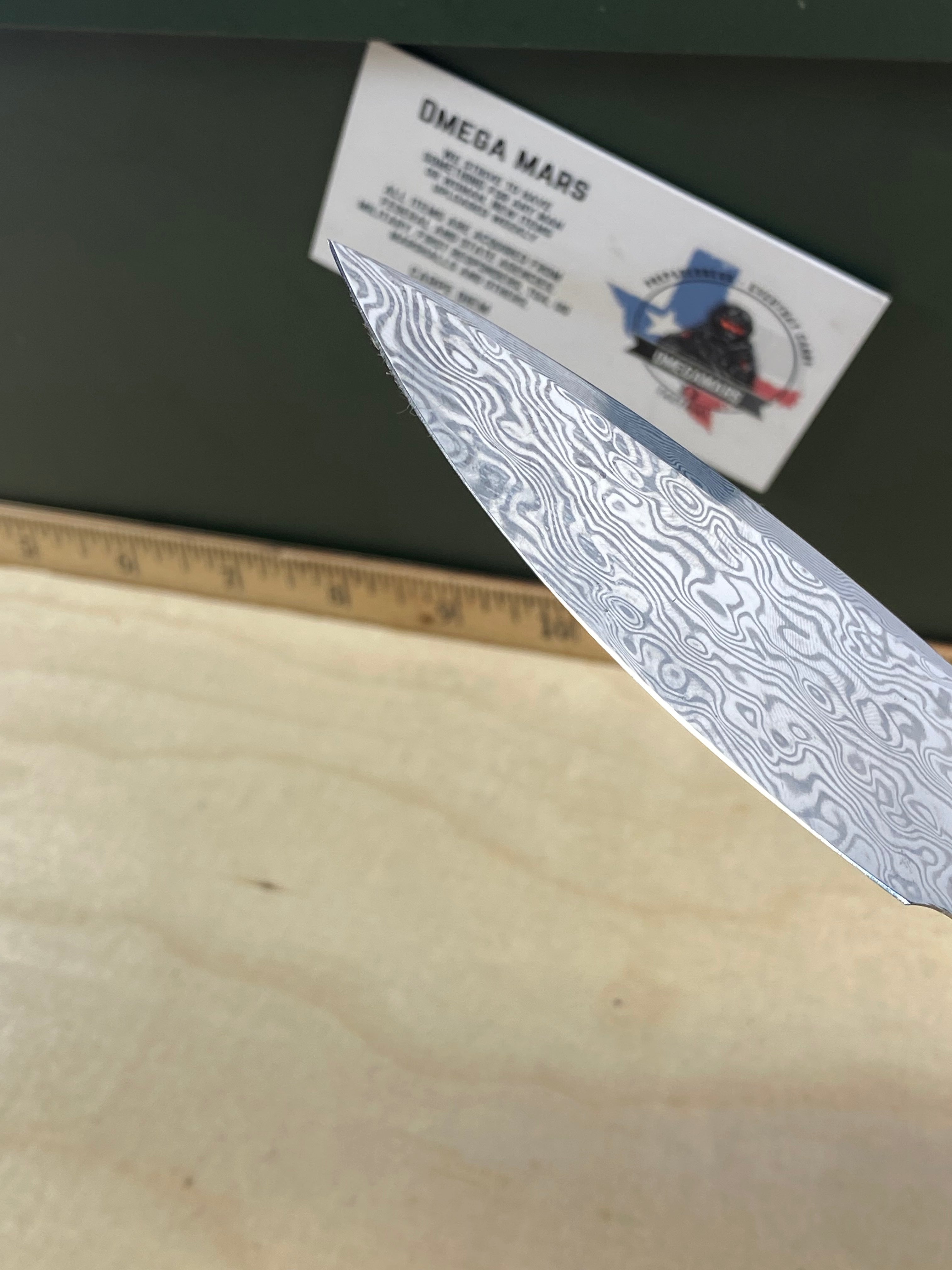 CIVIVI #17 Praxis Knife C803DS - Damascus Spear Point - Black G10 - Liner Lock Flipper Folder. Light usage.