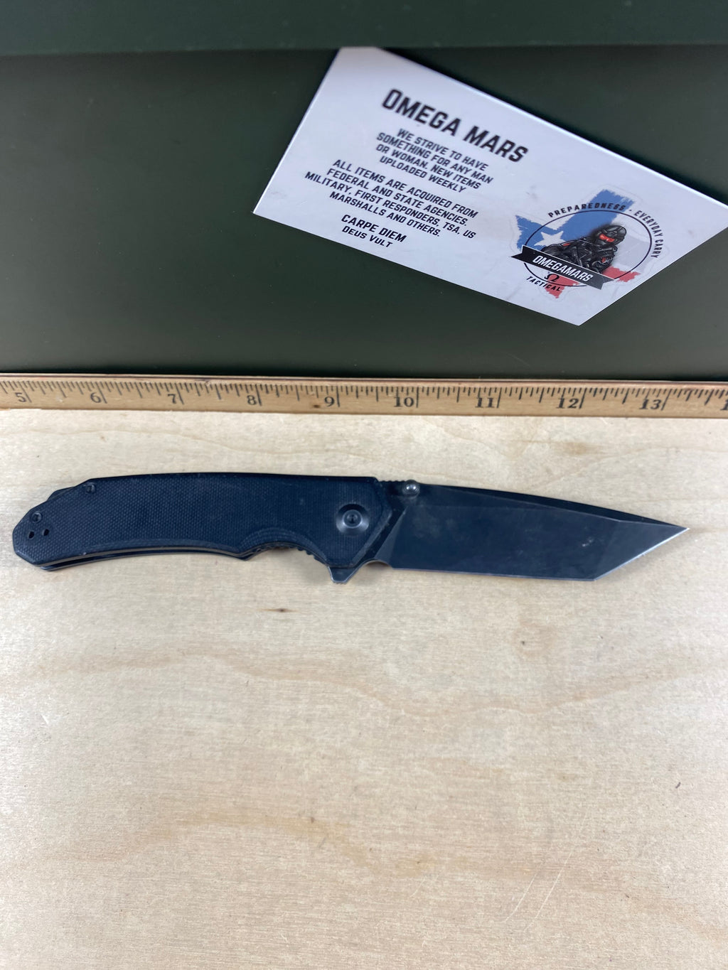 CIVIVI #18 Brazen Flipper & Thumb Stud Knife G10 Handle. Light usage. Pocket clip missing. (MSRP $58.00 NEW)