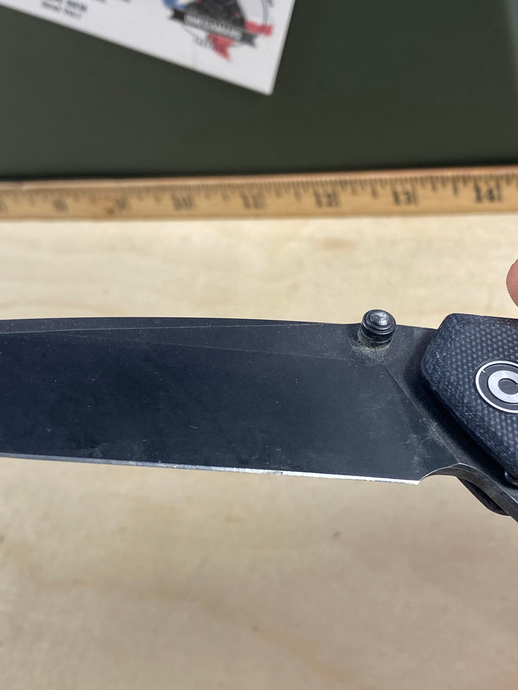 CIVIVI #18 Brazen Flipper & Thumb Stud Knife G10 Handle. Light usage. Pocket clip missing. (MSRP $58.00 NEW)