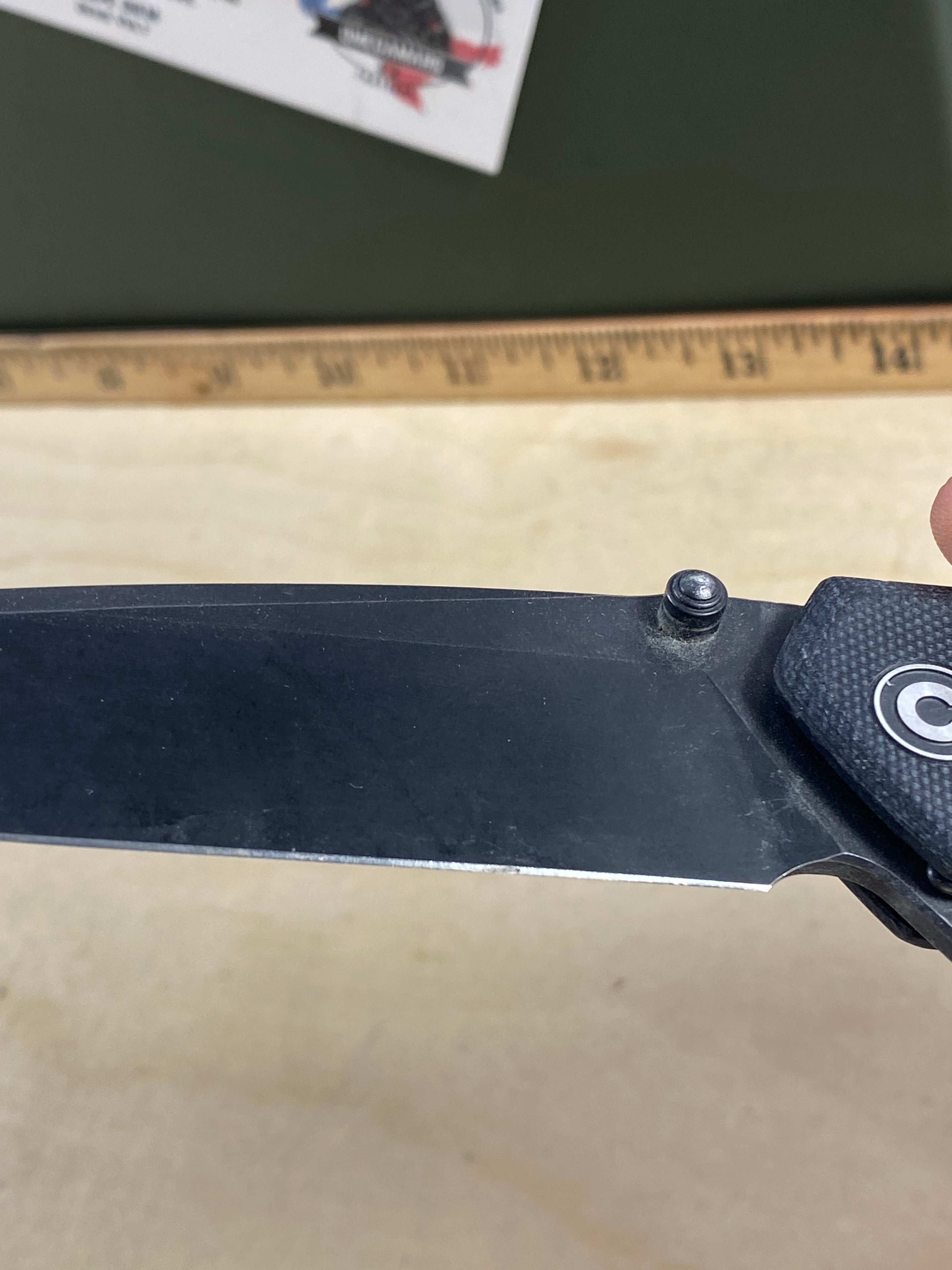 CIVIVI #18 Brazen Flipper & Thumb Stud Knife G10 Handle. Light usage. Pocket clip missing. (MSRP $58.00 NEW)