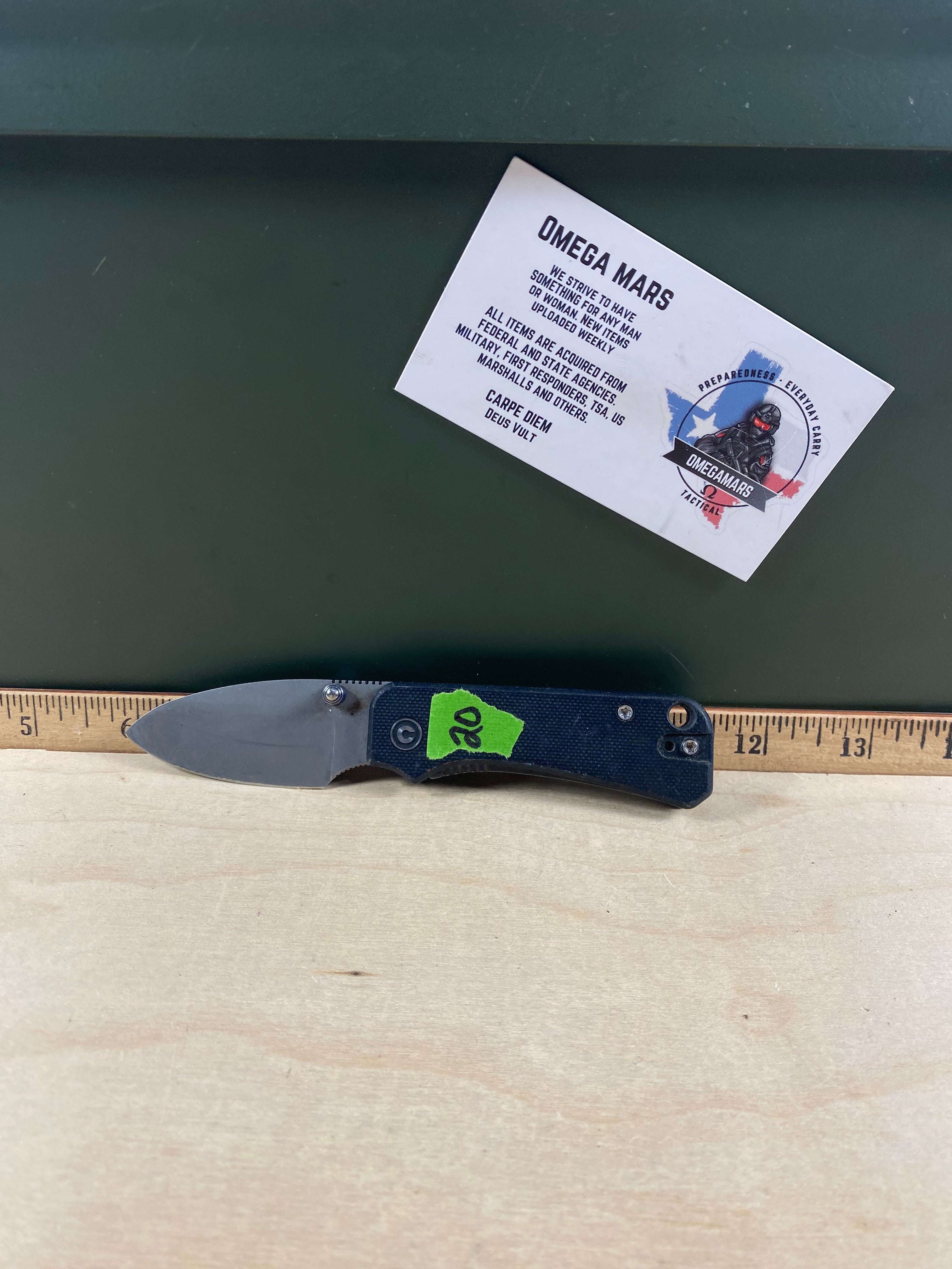 CIVIVI #20 Baby Banter Thumb Stud Knife G10 Handle. light usage. (MSRP $70.00 NEW)