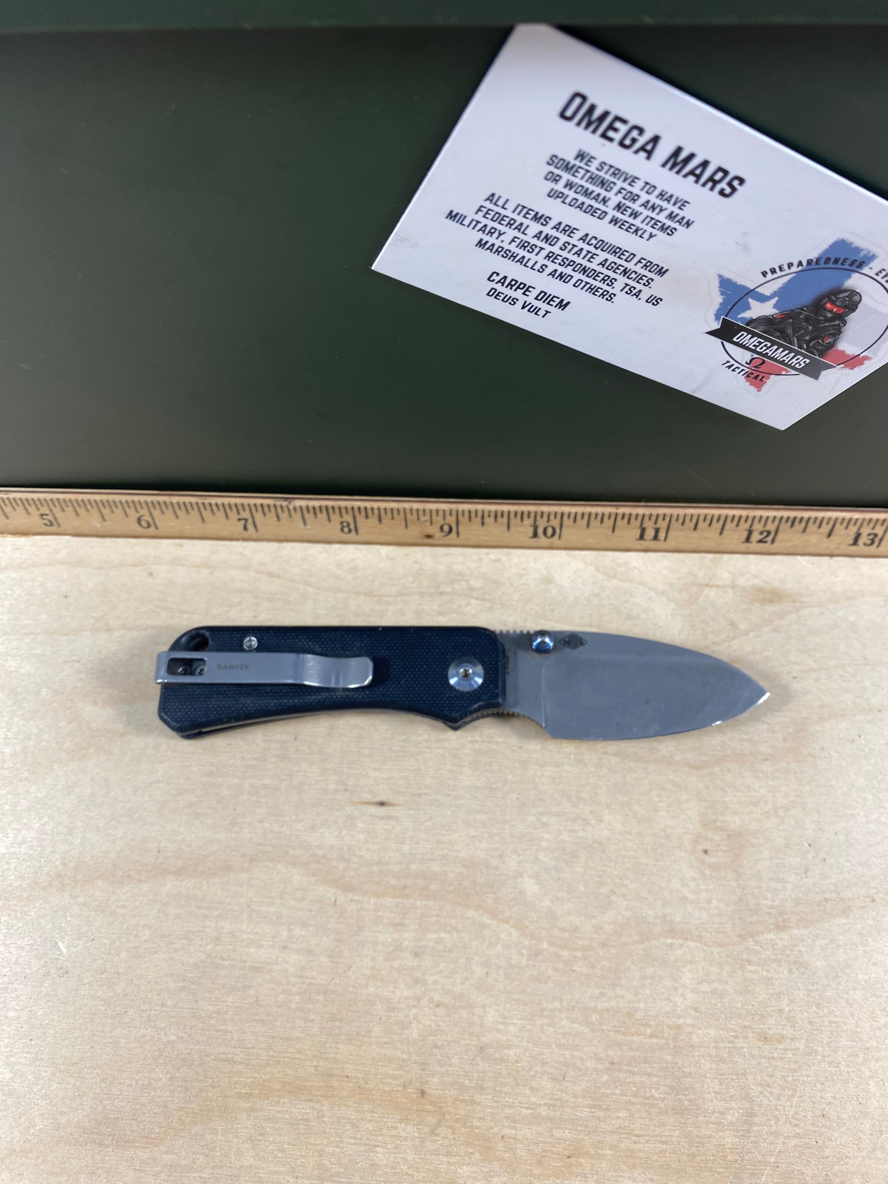 CIVIVI #20 Baby Banter Thumb Stud Knife G10 Handle. light usage. (MSRP $70.00 NEW)
