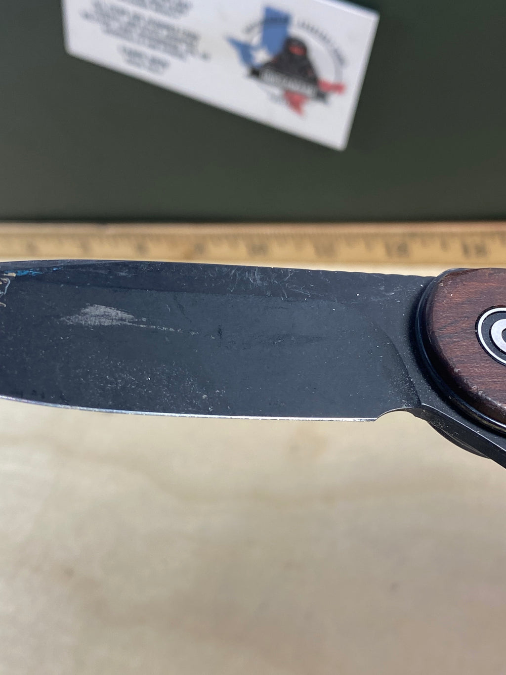 CIVIVI #21 Elementum Slip Joint Knife Guibourtia Wood. Light usage. Broken Handle. (MSRP $65.00 NEW)