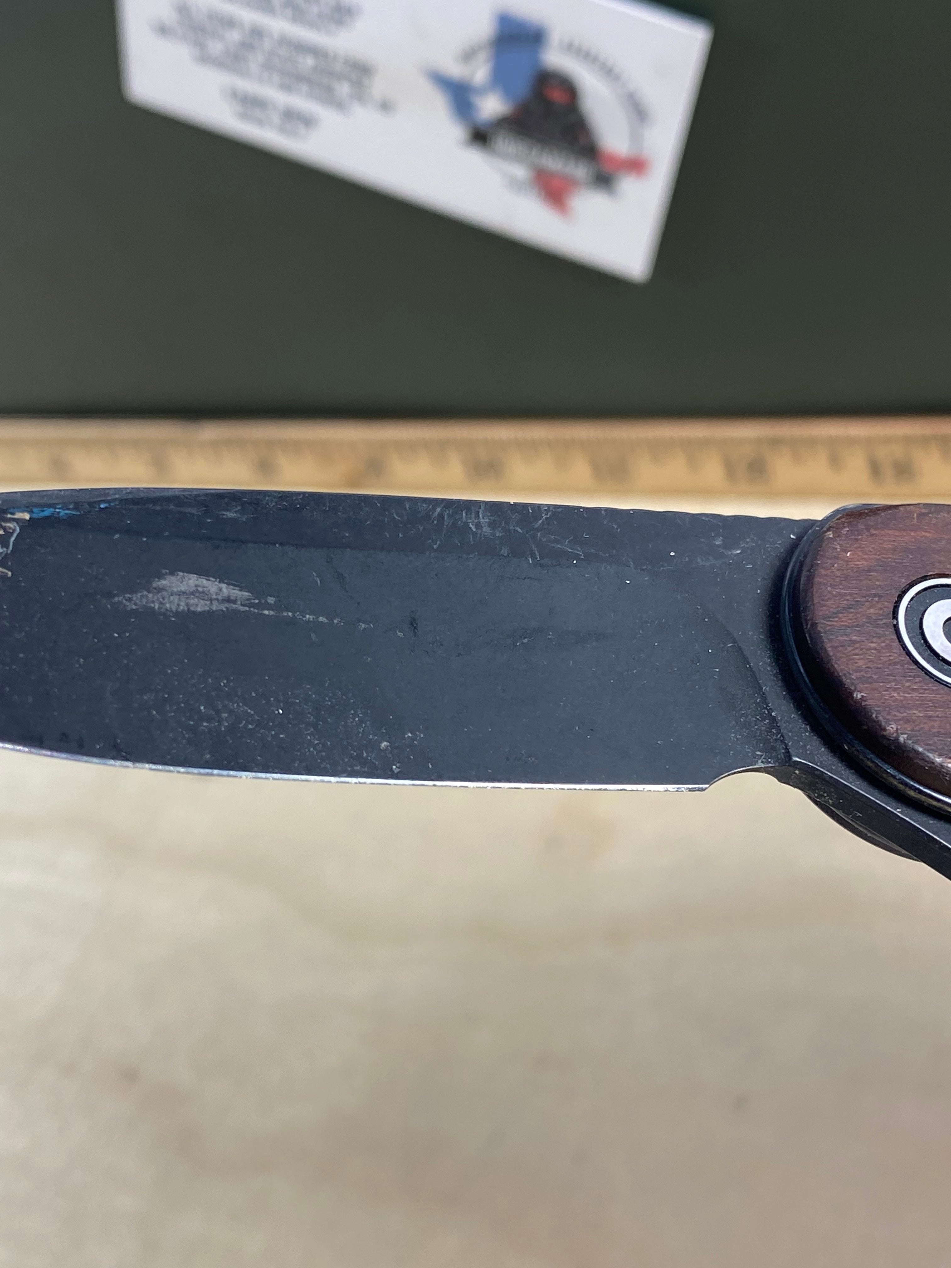 CIVIVI #21 Elementum Slip Joint Knife Guibourtia Wood. Light usage. Broken Handle. (MSRP $65.00 NEW)