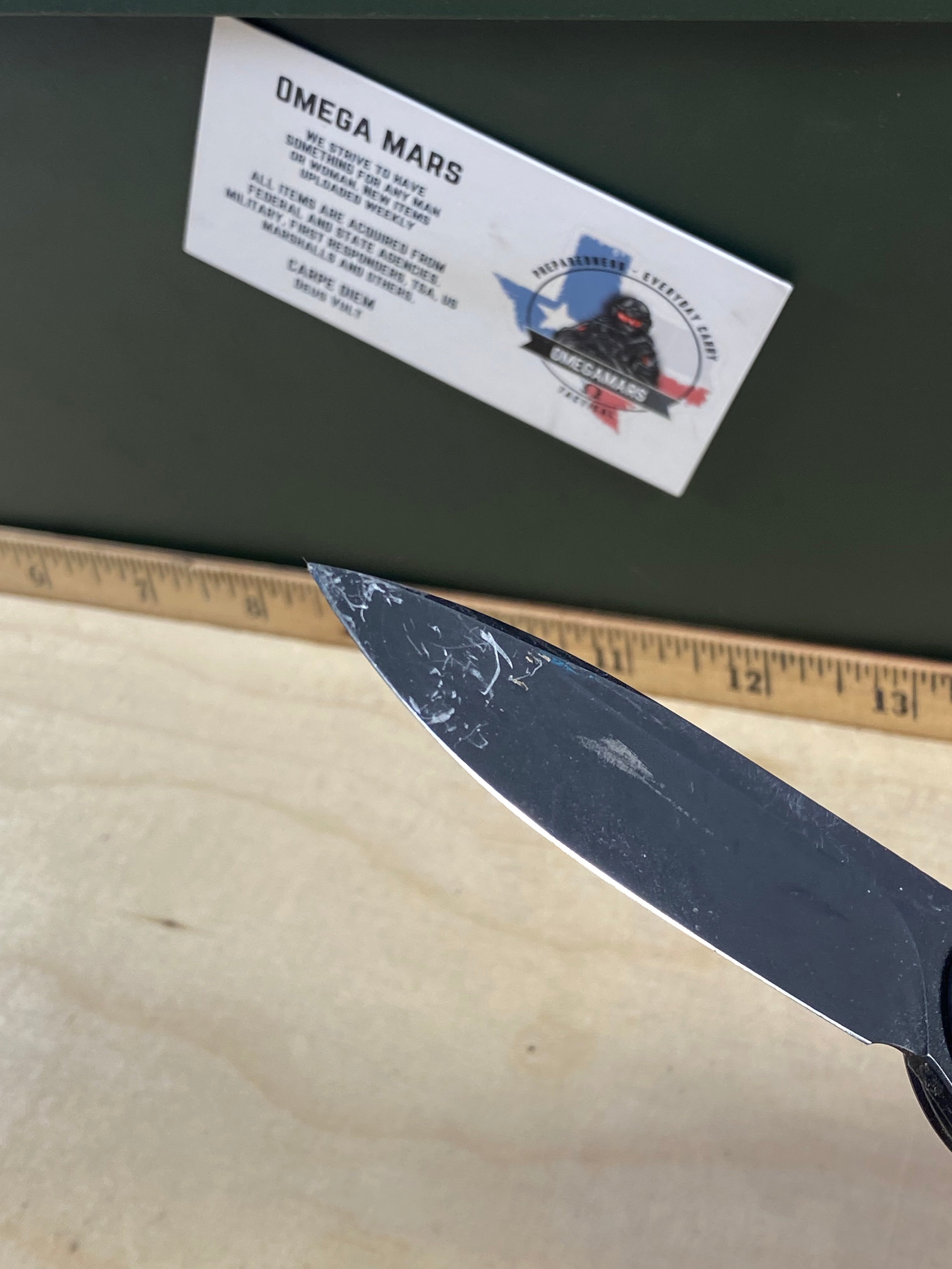CIVIVI #21 Elementum Slip Joint Knife Guibourtia Wood. Light usage. Broken Handle. (MSRP $65.00 NEW)