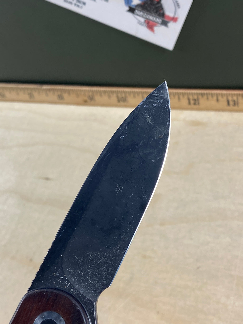 CIVIVI #21 Elementum Slip Joint Knife Guibourtia Wood. Light usage. Broken Handle. (MSRP $65.00 NEW)