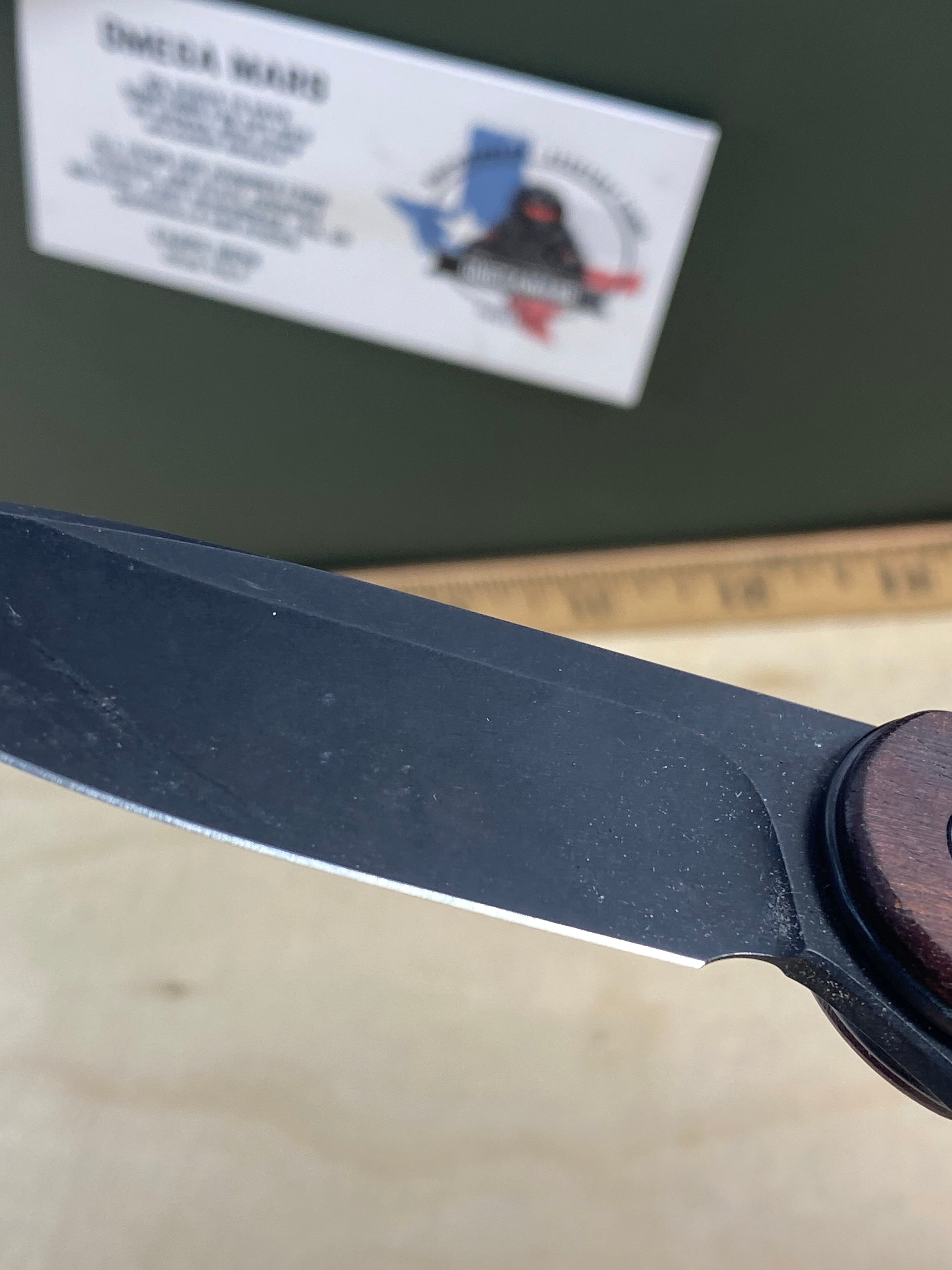 CIVIVI #22 Elementum Slip Joint Knife Guibourtia Wood. Light usage. Broken Handle. (MSRP $65.00 NEW)