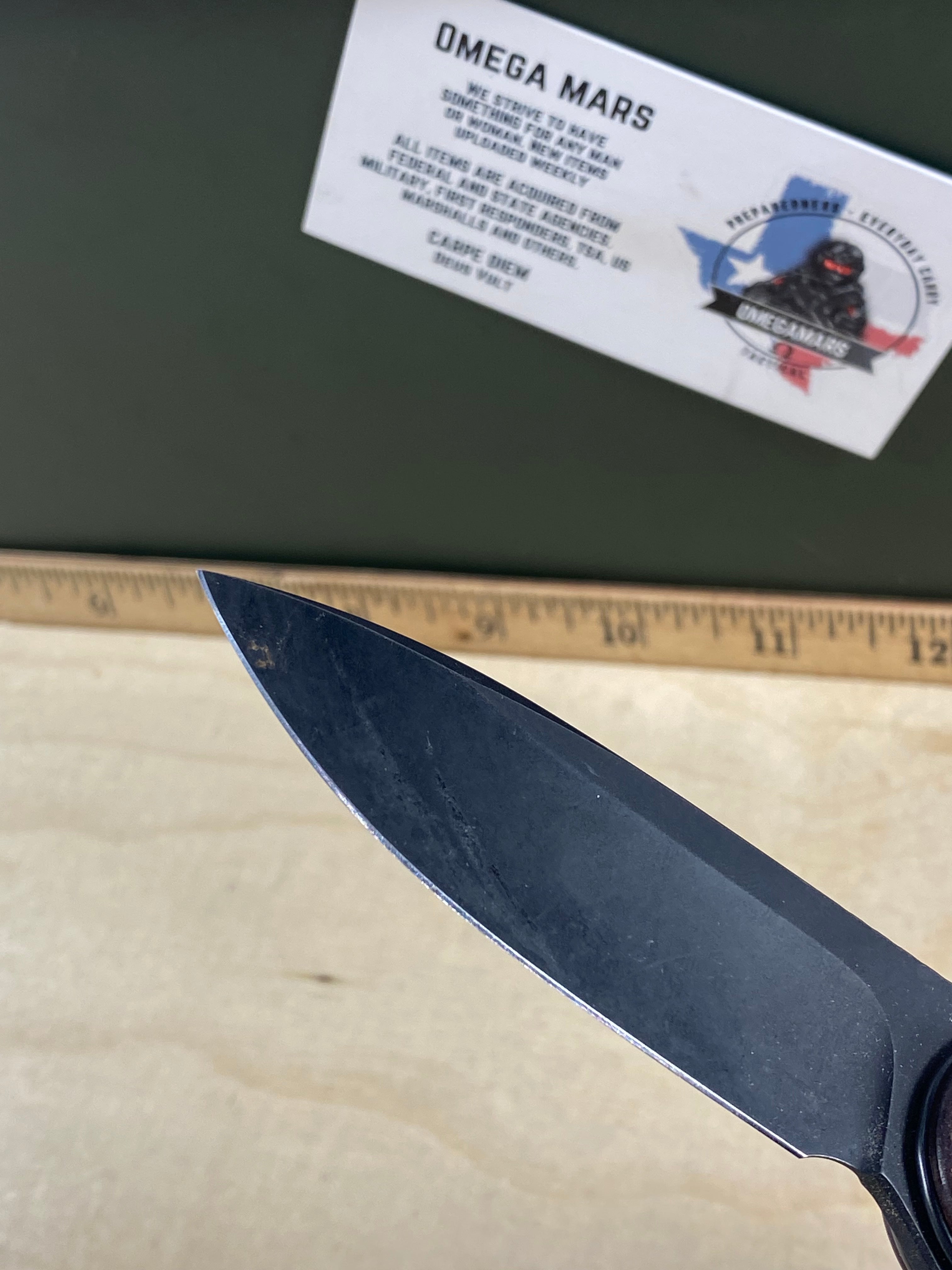 CIVIVI #22 Elementum Slip Joint Knife Guibourtia Wood. Light usage. Broken Handle. (MSRP $65.00 NEW)
