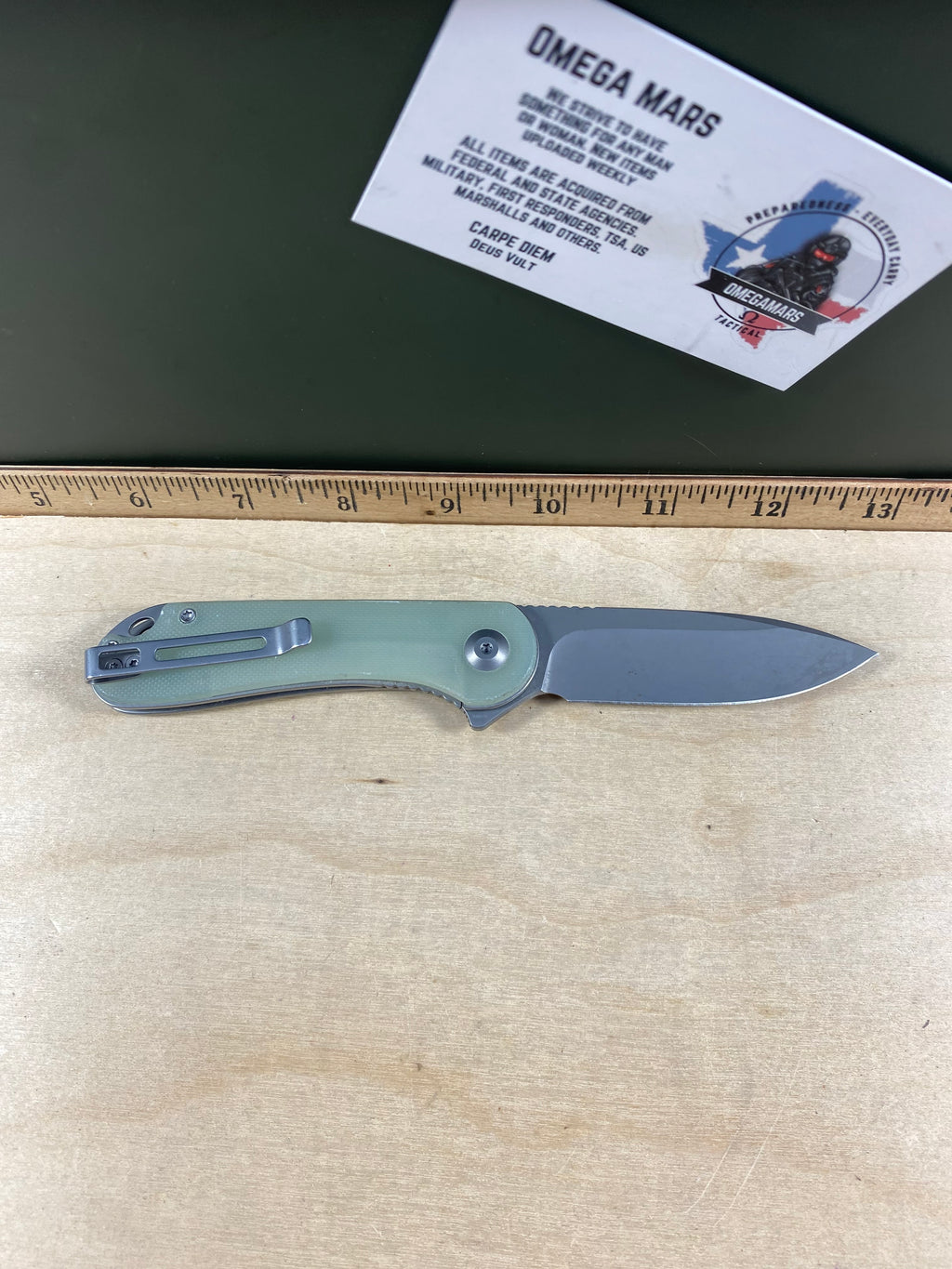 CIVIVI #23 Elementum Flipper Knife C907N. Light usage. (MSRP $93.50 NEW)