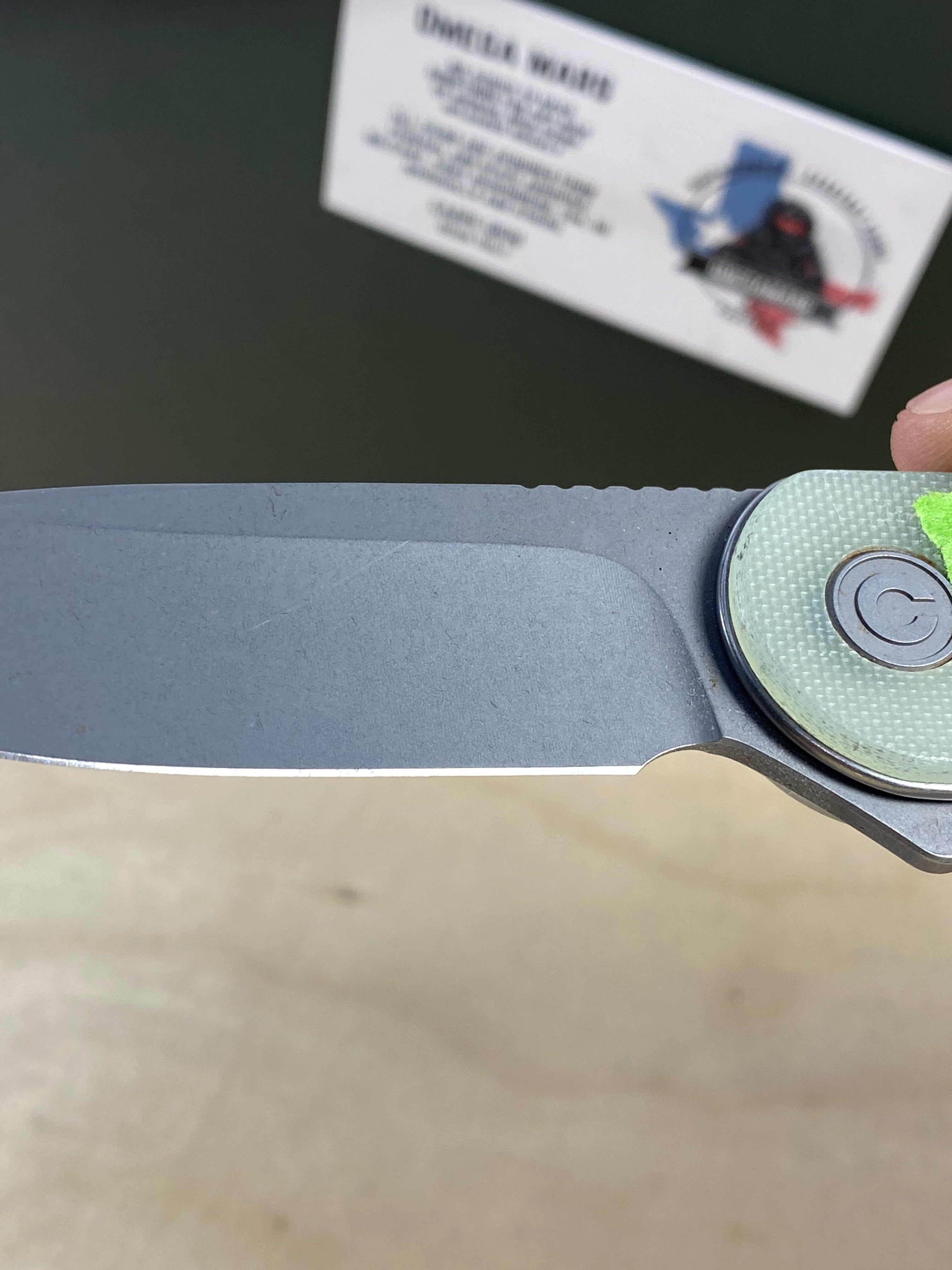 CIVIVI #23 Elementum Flipper Knife C907N. Light usage. (MSRP $93.50 NEW)