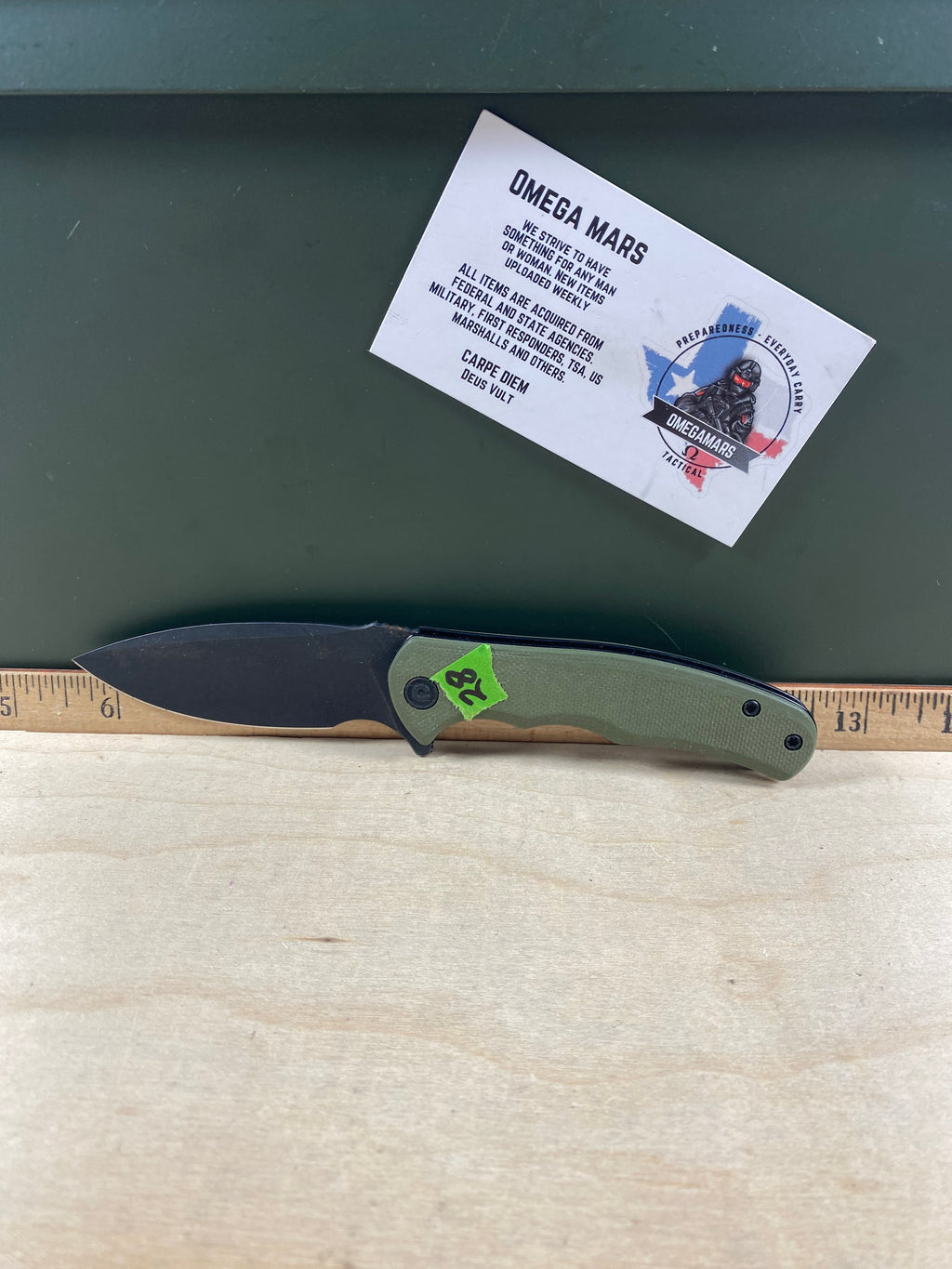 CIVIVI #28 Mini Praxis Flipper Knife G10 Handle. Light usage. (MSRP $35.00 NEW)