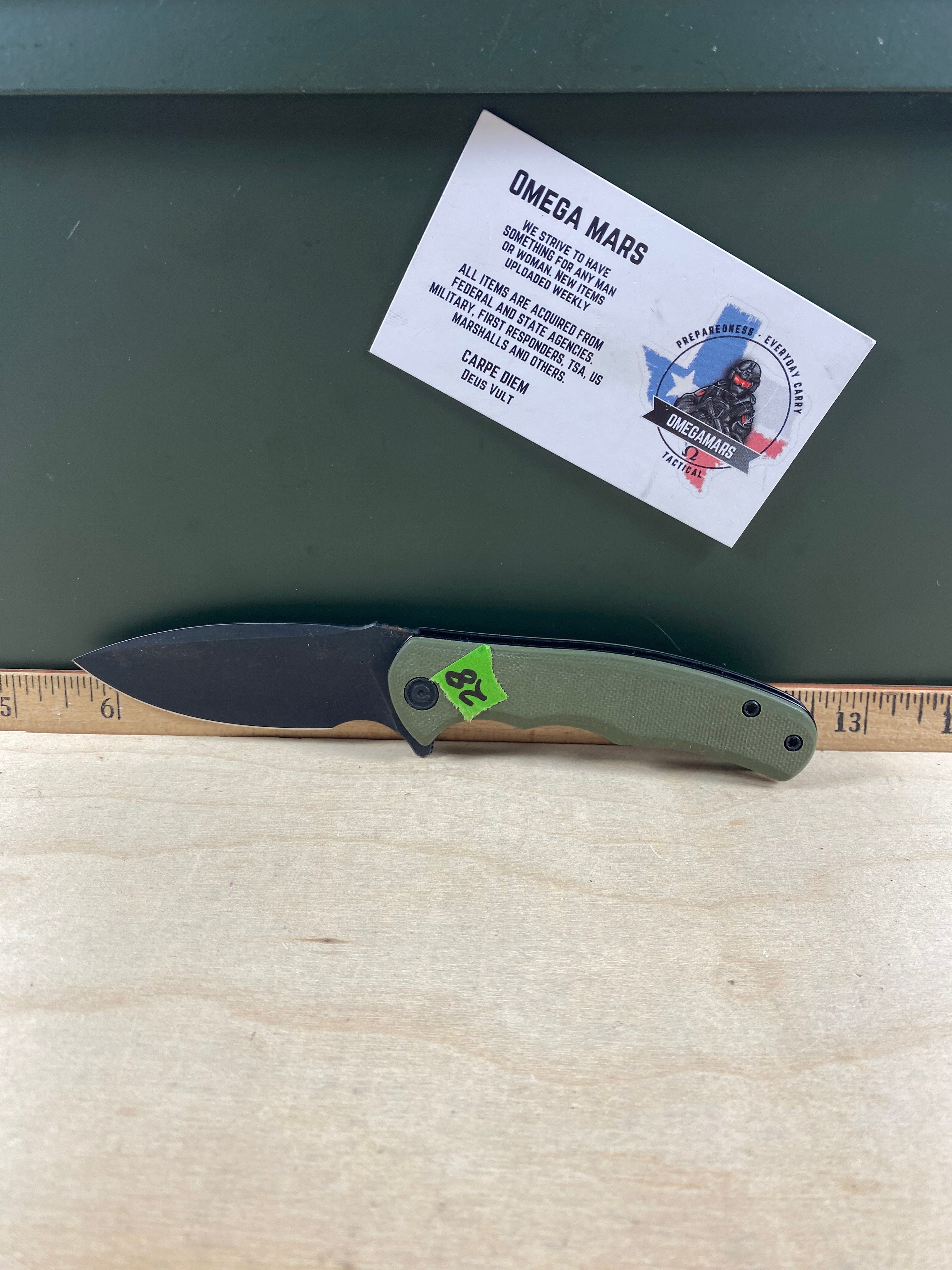 CIVIVI #28 Mini Praxis Flipper Knife G10 Handle. Light usage. (MSRP $35.00 NEW)