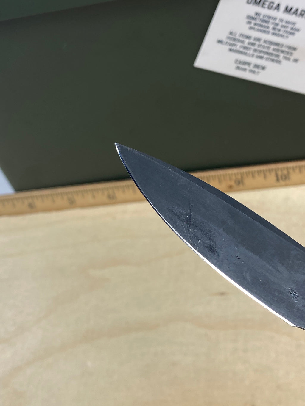 CIVIVI #29 Mini Praxis Flipper Knife G10 Handle. Light usage. Dirty. Chip on Blade (MSRP $35.00 NEW)