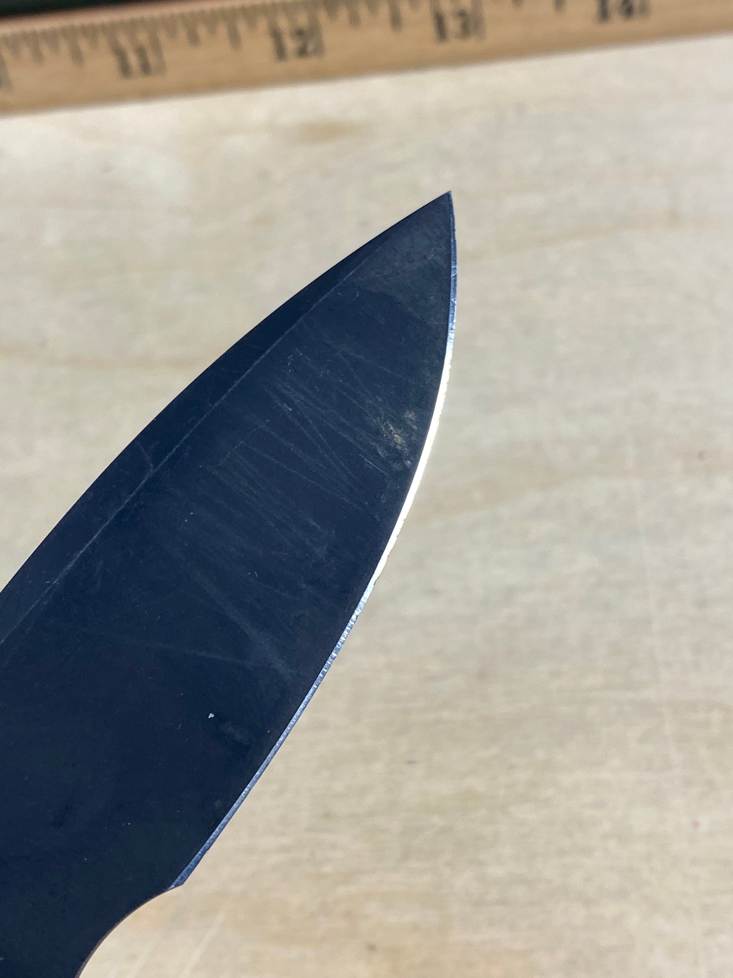 CIVIVI #34 Mini Praxis Flipper Knife G10 Handle. Light usage. Chips on blade (MSRP $35.00 NEW)