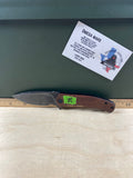 CIVIVI #36 Mini Praxis Flipper Knife Wood Handle. Light usage. Dirty. (MSRP $70.00 NEW)
