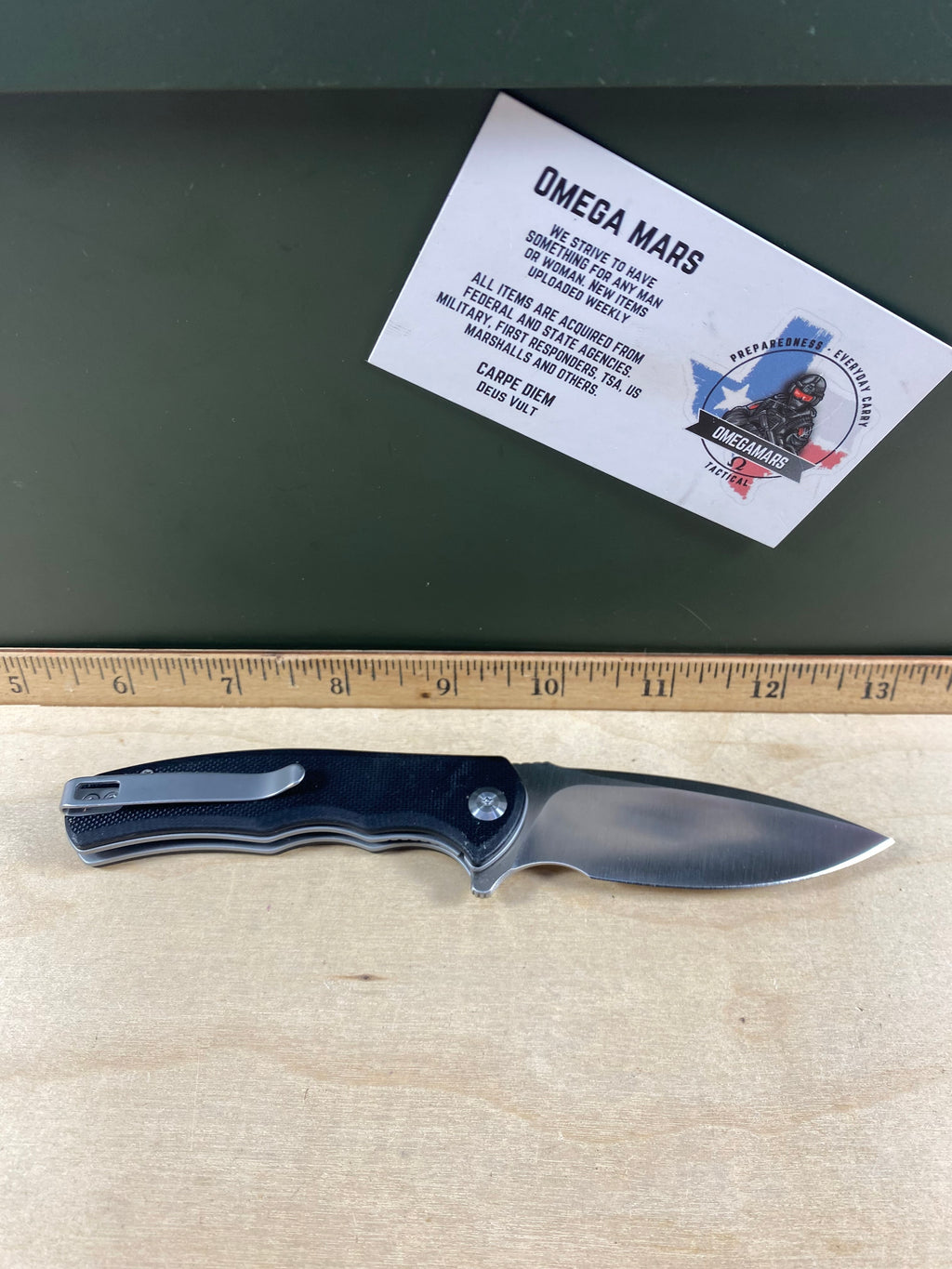 CIVIVI #39 Mini Praxis Flipper Knife G10 Handle. Light usage. (MSRP $35.00 NEW)