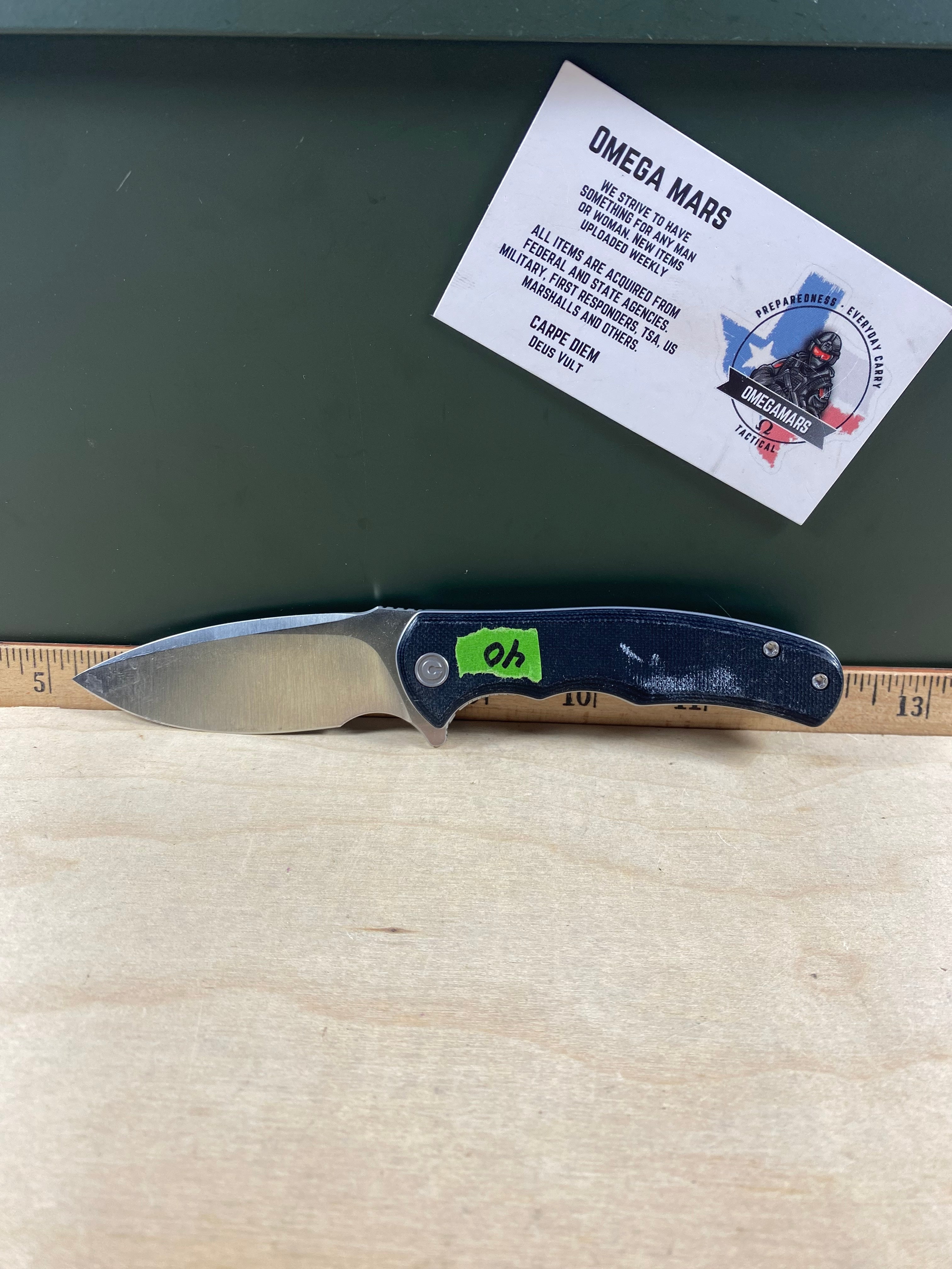 CIVIVI #40 Mini Praxis Flipper Knife G10 Handle. Light usage. Dirty. (MSRP $35.00 NEW)