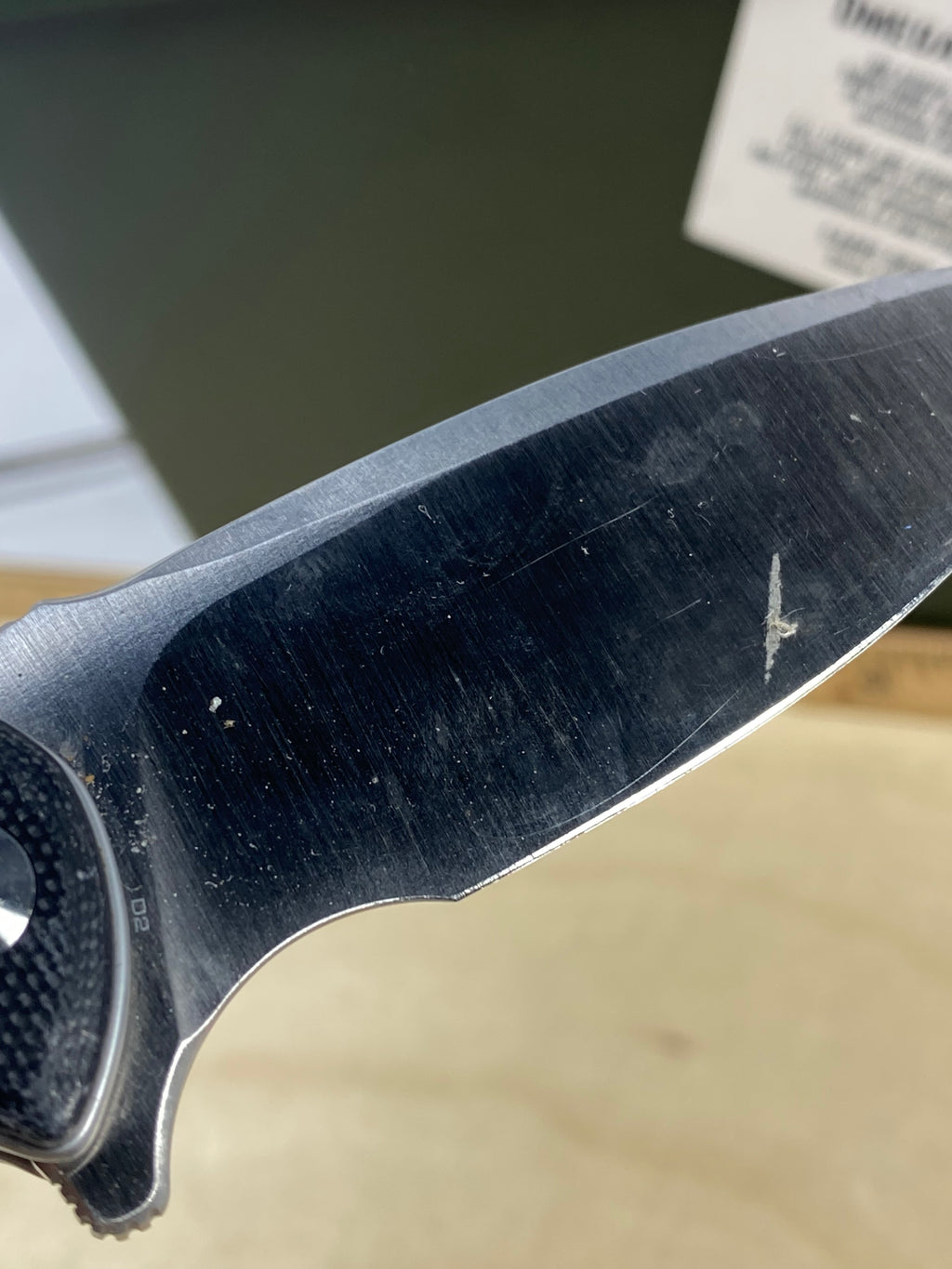CIVIVI #43 Mini Praxis Flipper Knife G10 Handle. Light usage. Tip broken. (MSRP $35.00 NEW)