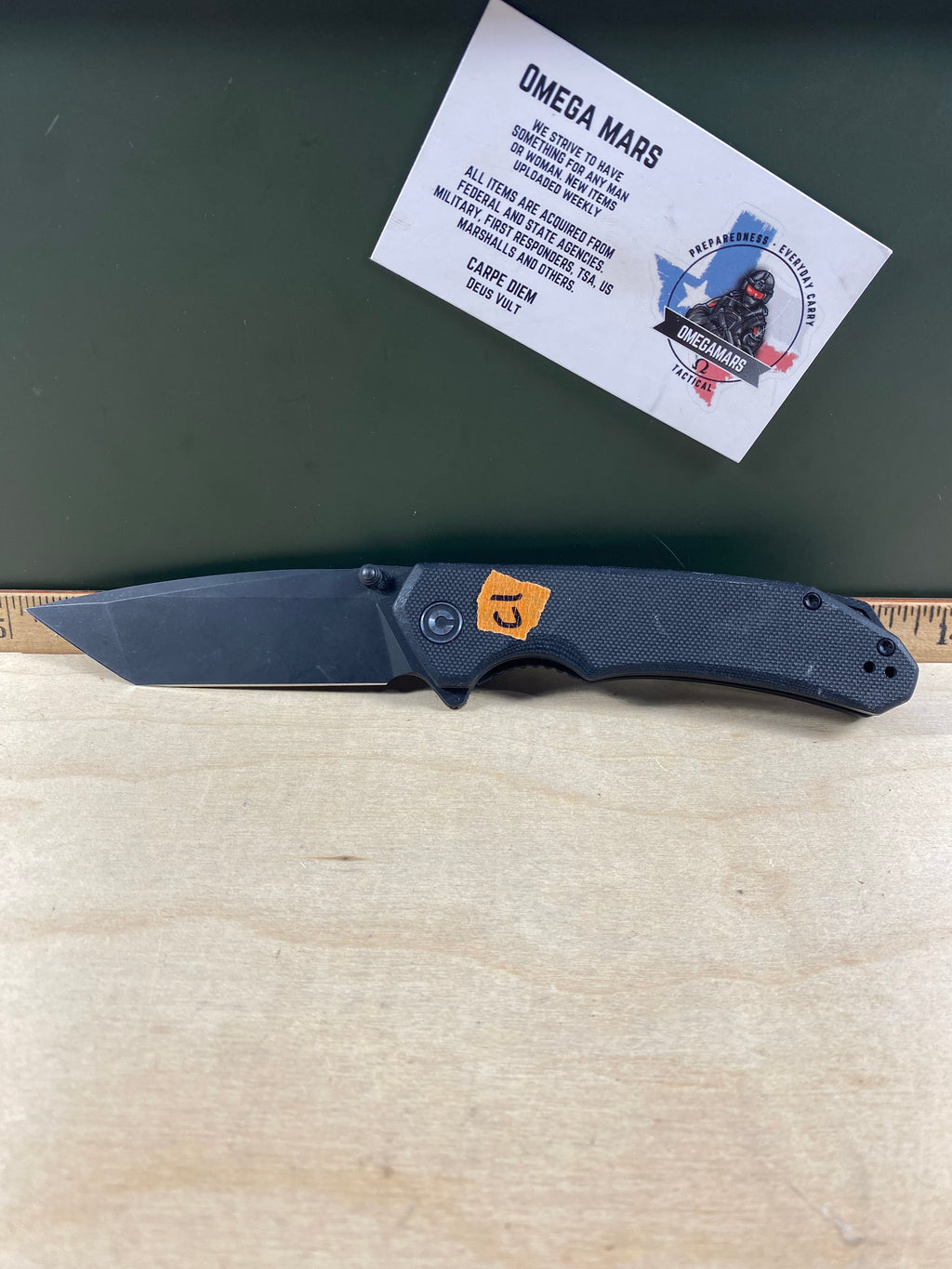 CIVIVI #C1 Brazen Flipper & Thumb Stud Knife G10 Handle. Looks/feel brand new. Pocket clip is bent out and doesn't hold tight. (MSRP $58.00 NEW)