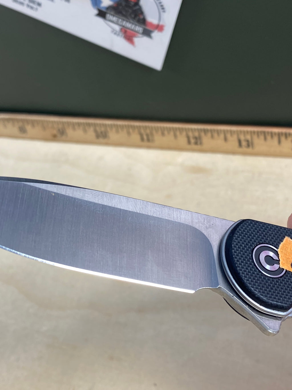 CIVIVI #C4 Elementum Flipper Knife G10 Handle. Looks/feel brand new. (MRSP $59.00 NEW)