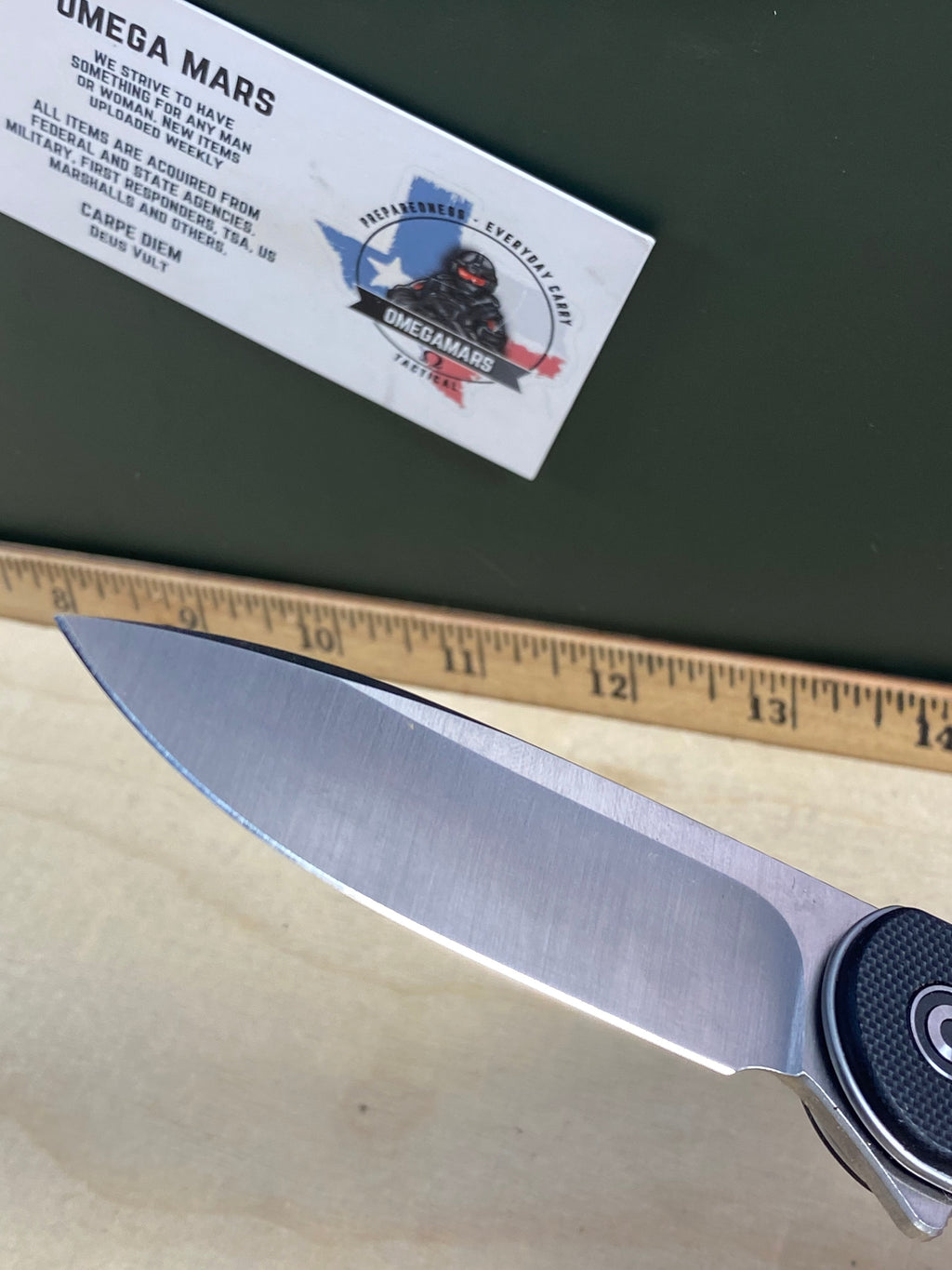 CIVIVI #C4 Elementum Flipper Knife G10 Handle. Looks/feel brand new. (MRSP $59.00 NEW)