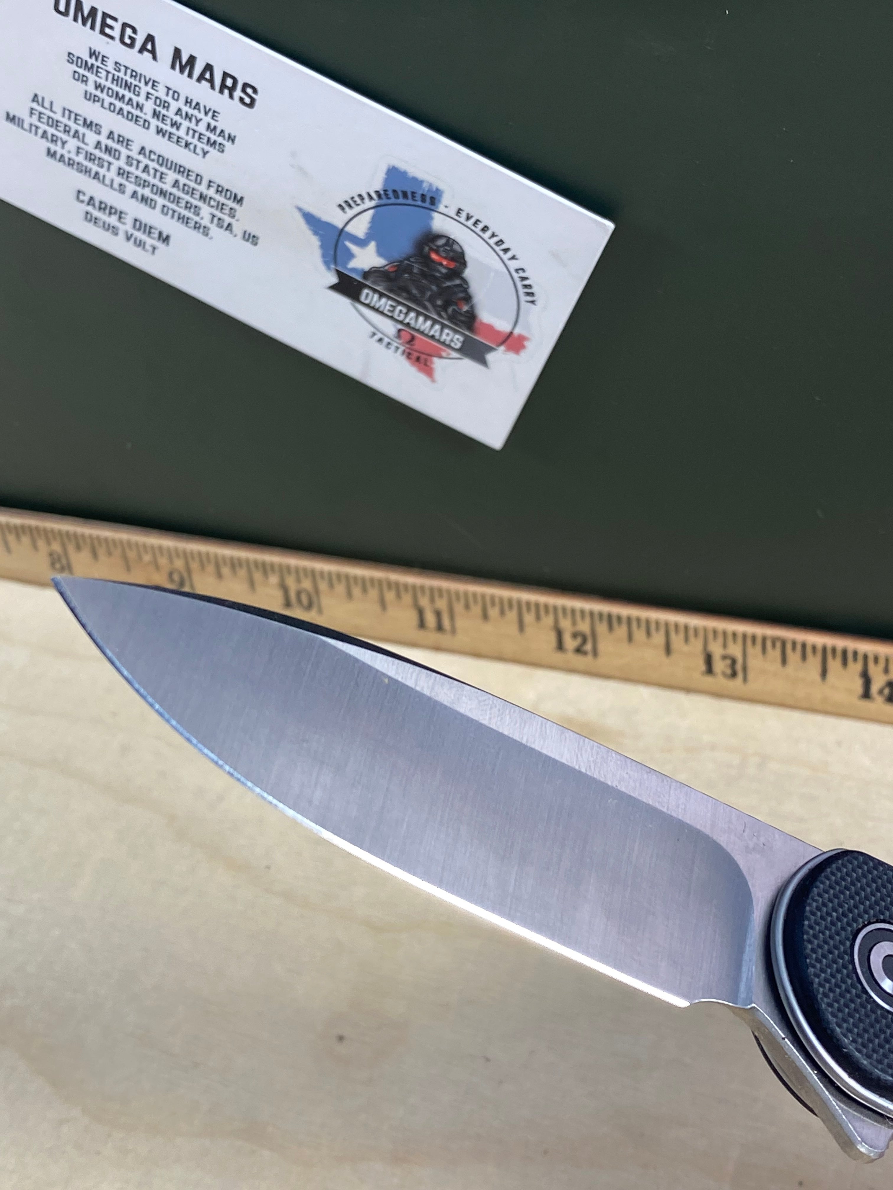 CIVIVI #C4 Elementum Flipper Knife G10 Handle. Looks/feel brand new. (MRSP $59.00 NEW)