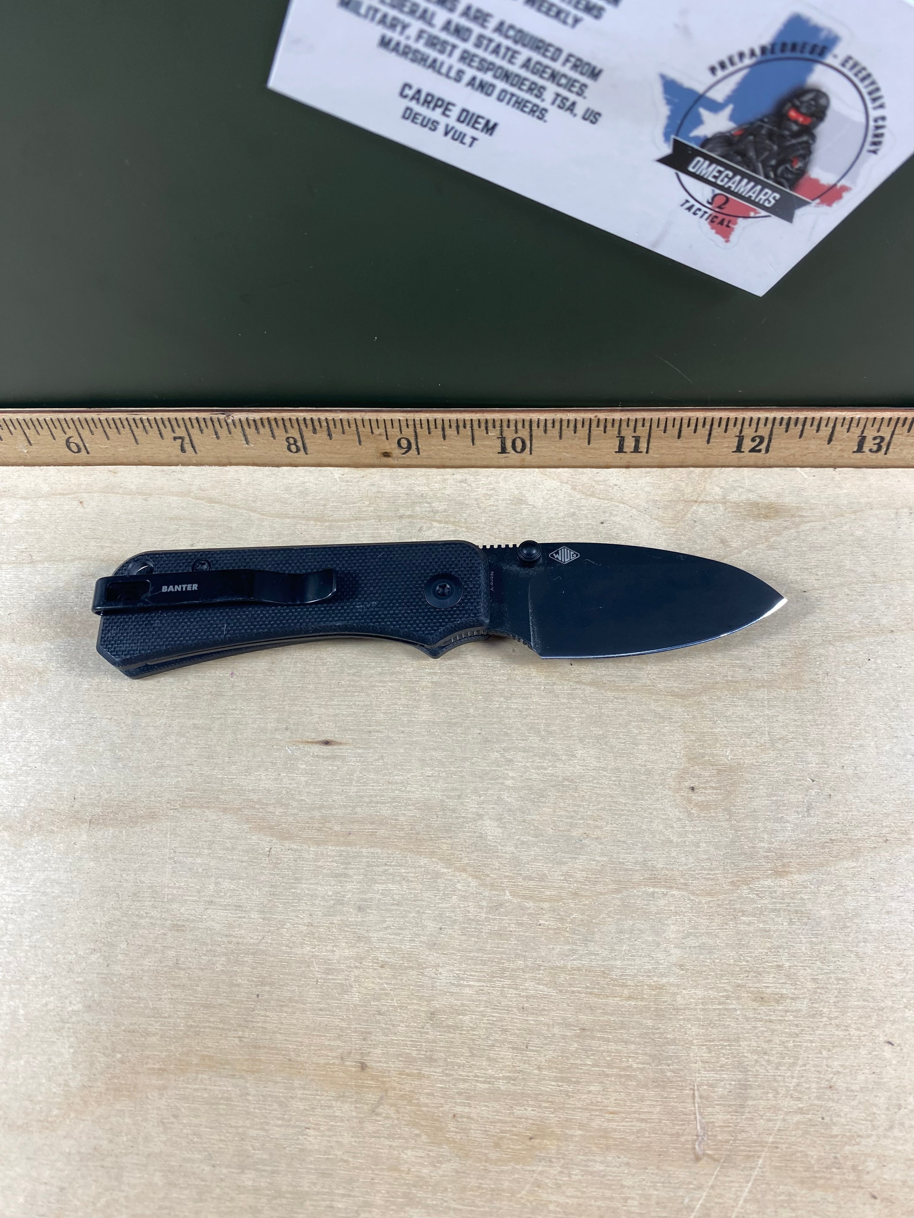 CIVIVI #C5 Baby Banter Thumb Stud Knife G10 Handle. Looks/feel brand new. (MSRP $70.00 NEW)