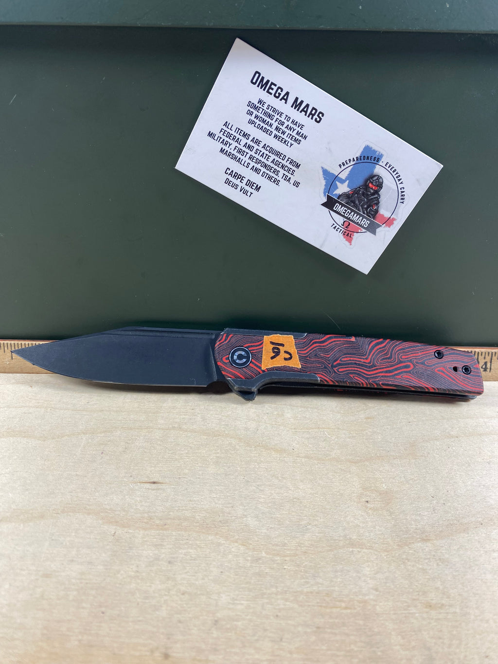 CIVIVI #C6 Cachet Flipper Knife Stainless Steel & G10 Handle. Looks/feel brand new. DISCONTINUED. (MSRP $117.60 NEW)