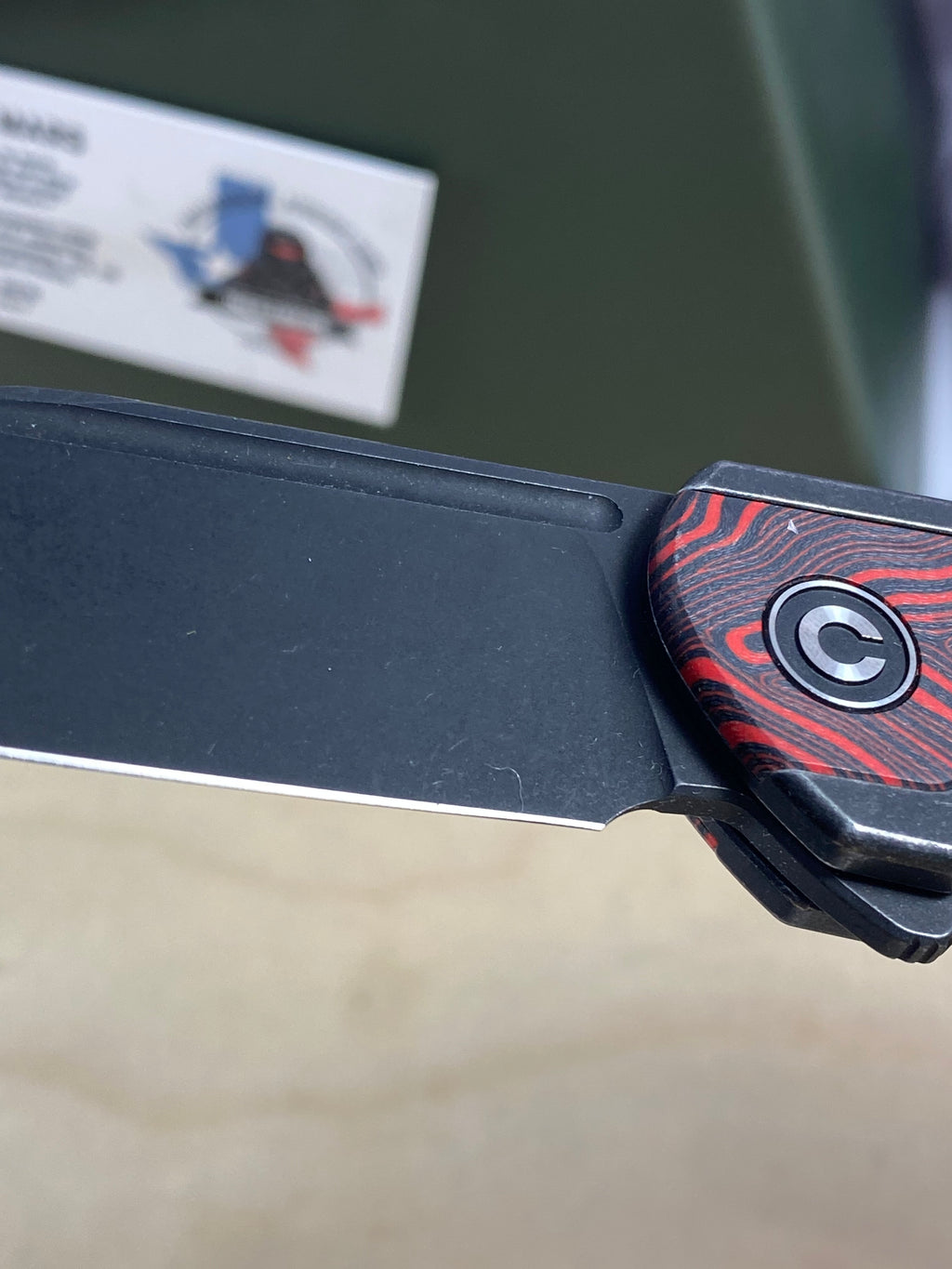 CIVIVI #C6 Cachet Flipper Knife Stainless Steel & G10 Handle. Looks/feel brand new. DISCONTINUED. (MSRP $117.60 NEW)